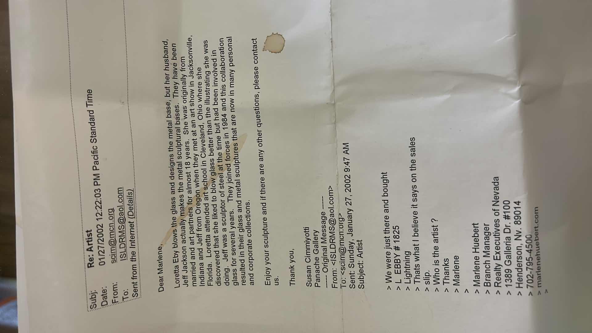 Photo 1 of HIGHLY PRIZED IN PERSONAL AND CORPORATE COLLECTIONS THIS EXCEPTIONAL COLLABORATION OF ARTISTS - GLASS AND STEEL SCULPTURE IS EXQUISITE / EXHIBITED IN MUSEUMS AND GALLERIES THROUGHOUT THE WORLD H56”