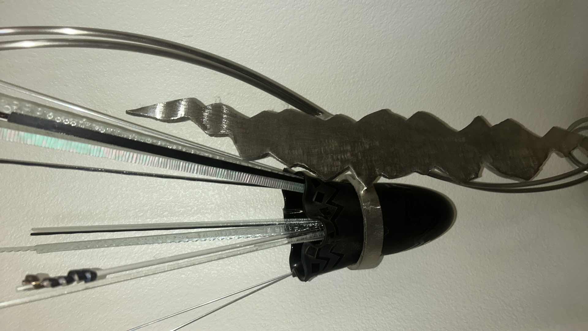 Photo 1 of HIGHLY PRIZED IN PERSONAL AND CORPORATE COLLECTIONS THIS EXCEPTIONAL COLLABORATION OF ARTISTS - GLASS AND STEEL SCULPTURE IS EXQUISITE / EXHIBITED IN MUSEUMS AND GALLERIES THROUGHOUT THE WORLD H56”