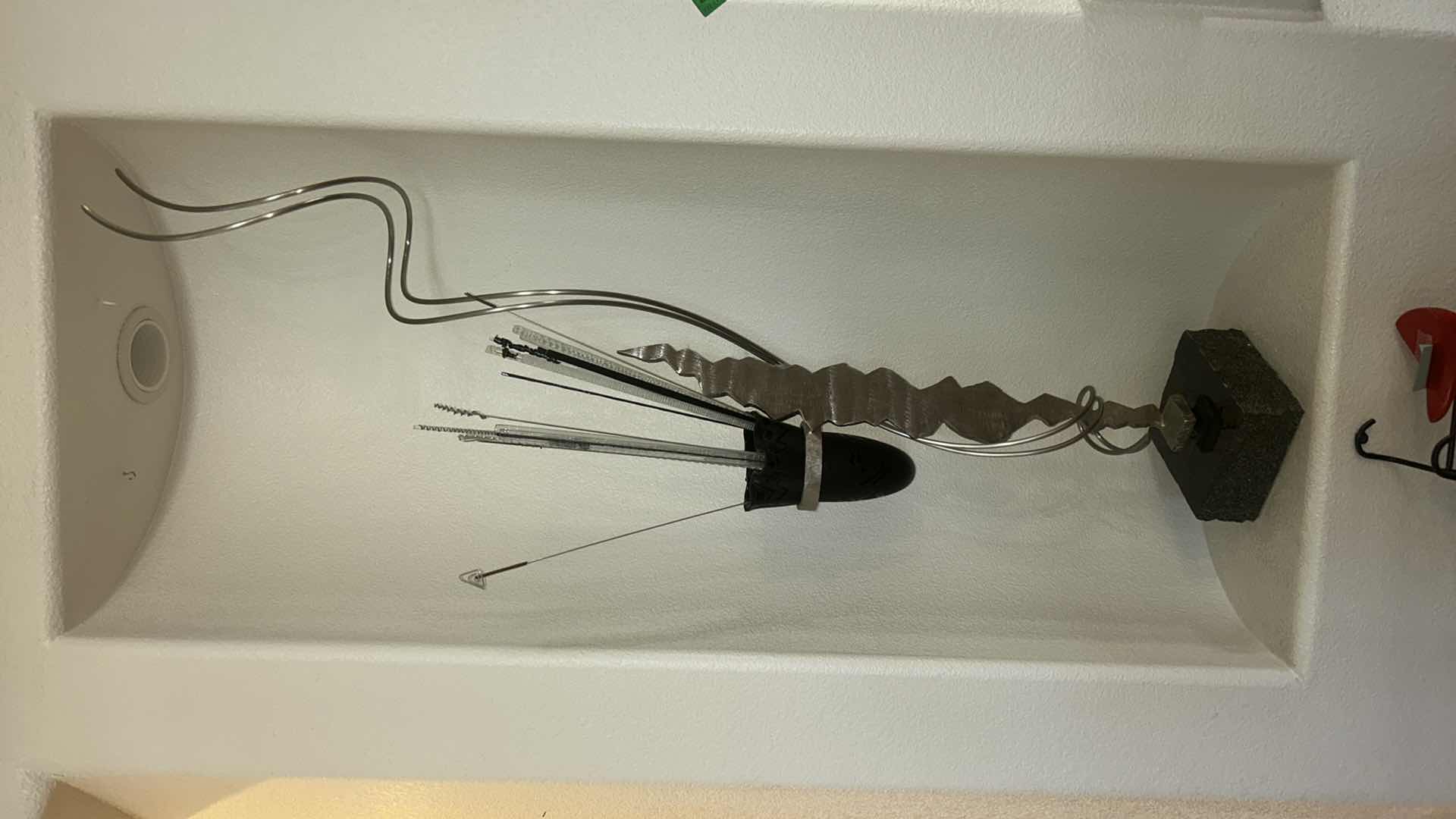 Photo 1 of HIGHLY PRIZED IN PERSONAL AND CORPORATE COLLECTIONS THIS EXCEPTIONAL COLLABORATION OF ARTISTS - GLASS AND STEEL SCULPTURE IS EXQUISITE / EXHIBITED IN MUSEUMS AND GALLERIES THROUGHOUT THE WORLD H56”