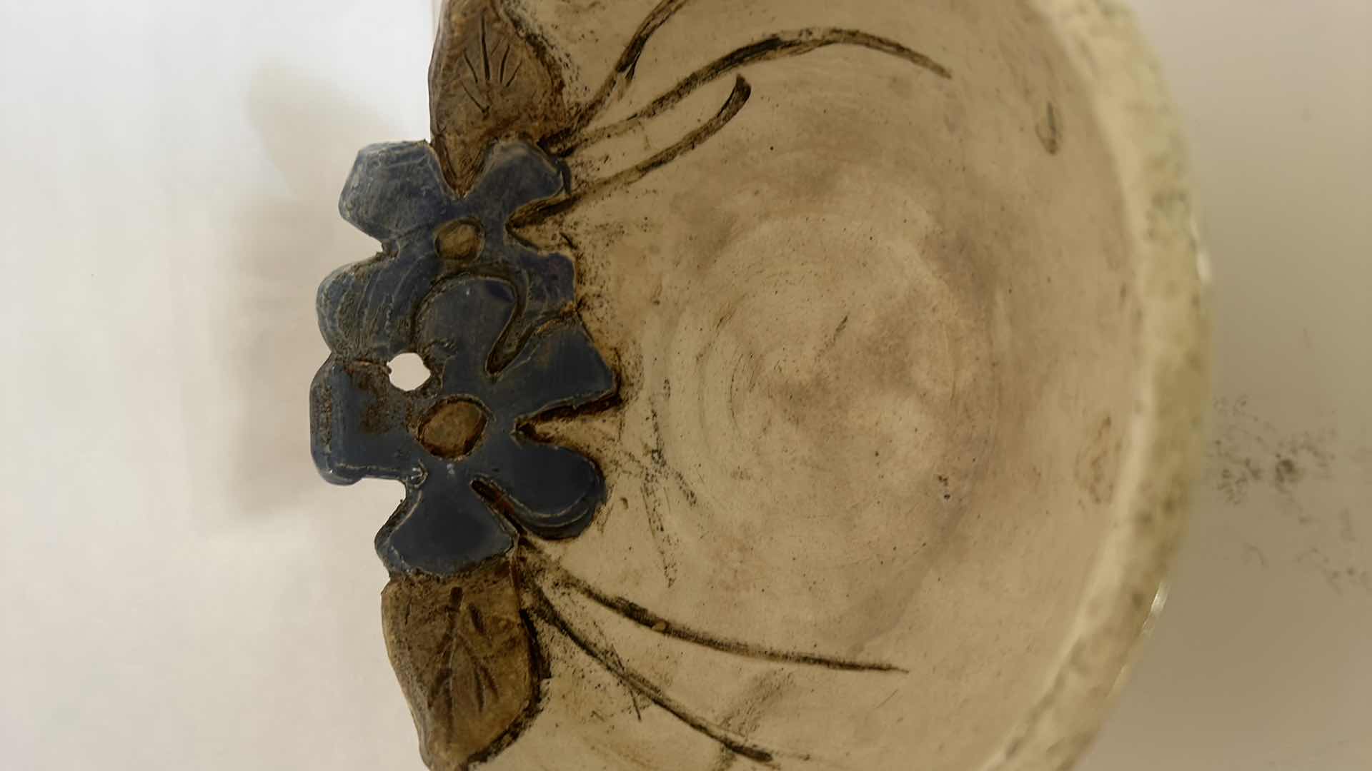 Photo 1 of HANDMADE STONEWARE CLAY BOWL FROM MONTANA 7” x 3