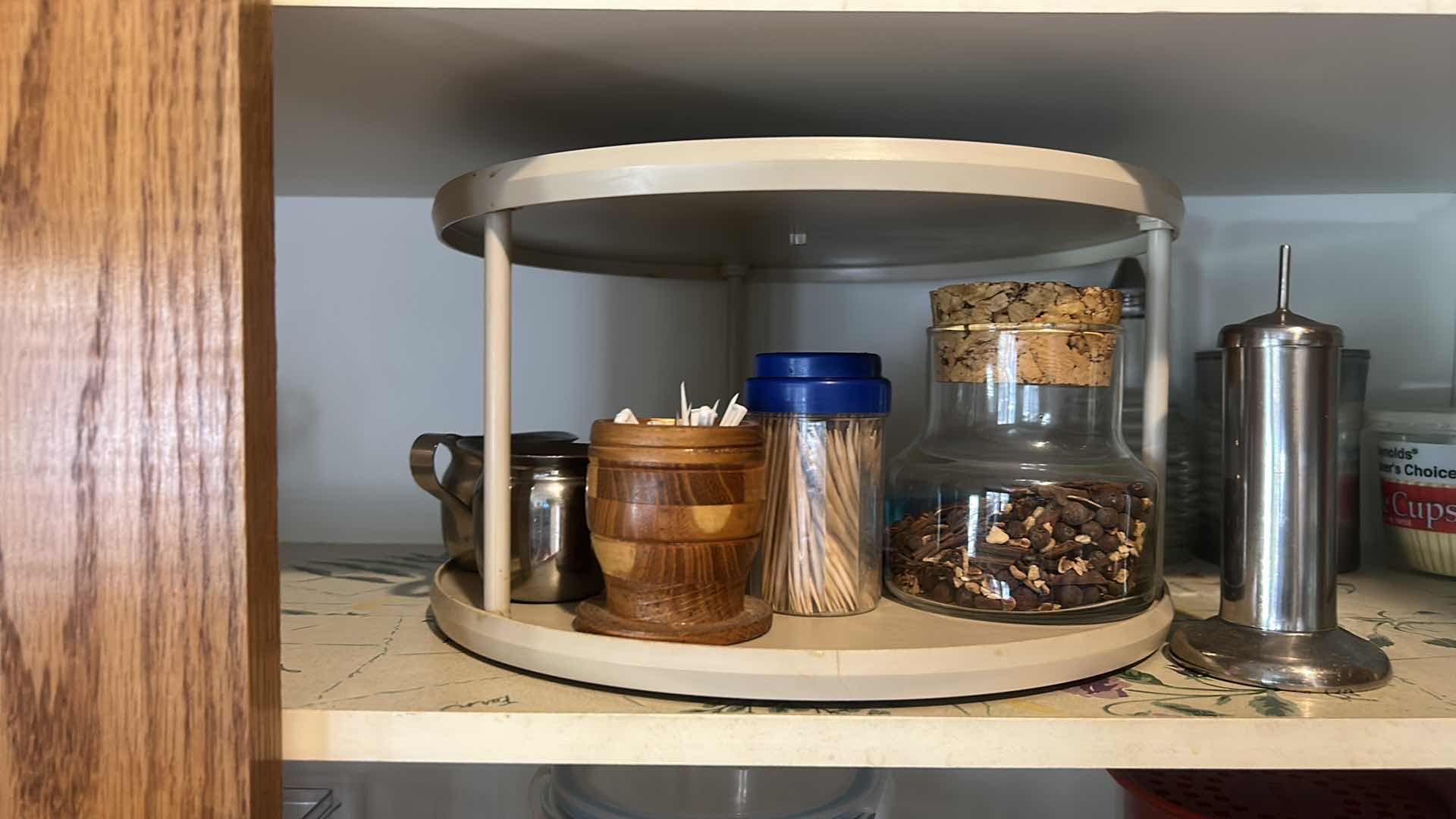 Photo 1 of CONTENTS OF KITCHEN CABINET