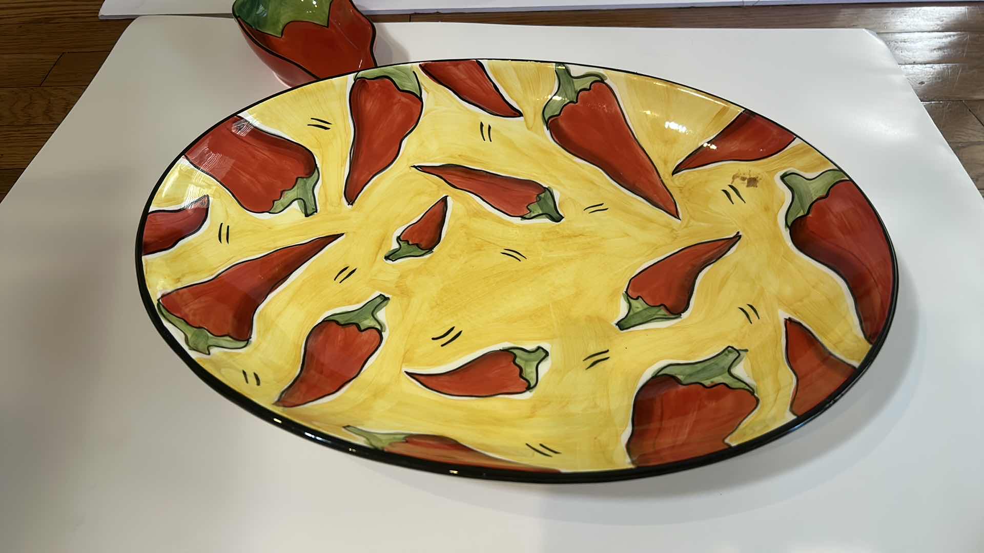 Photo 3 of KITCHENWARE- HOT PEPPER PLATTERS AND BOWLS (ROUND BOWL 16.5”)