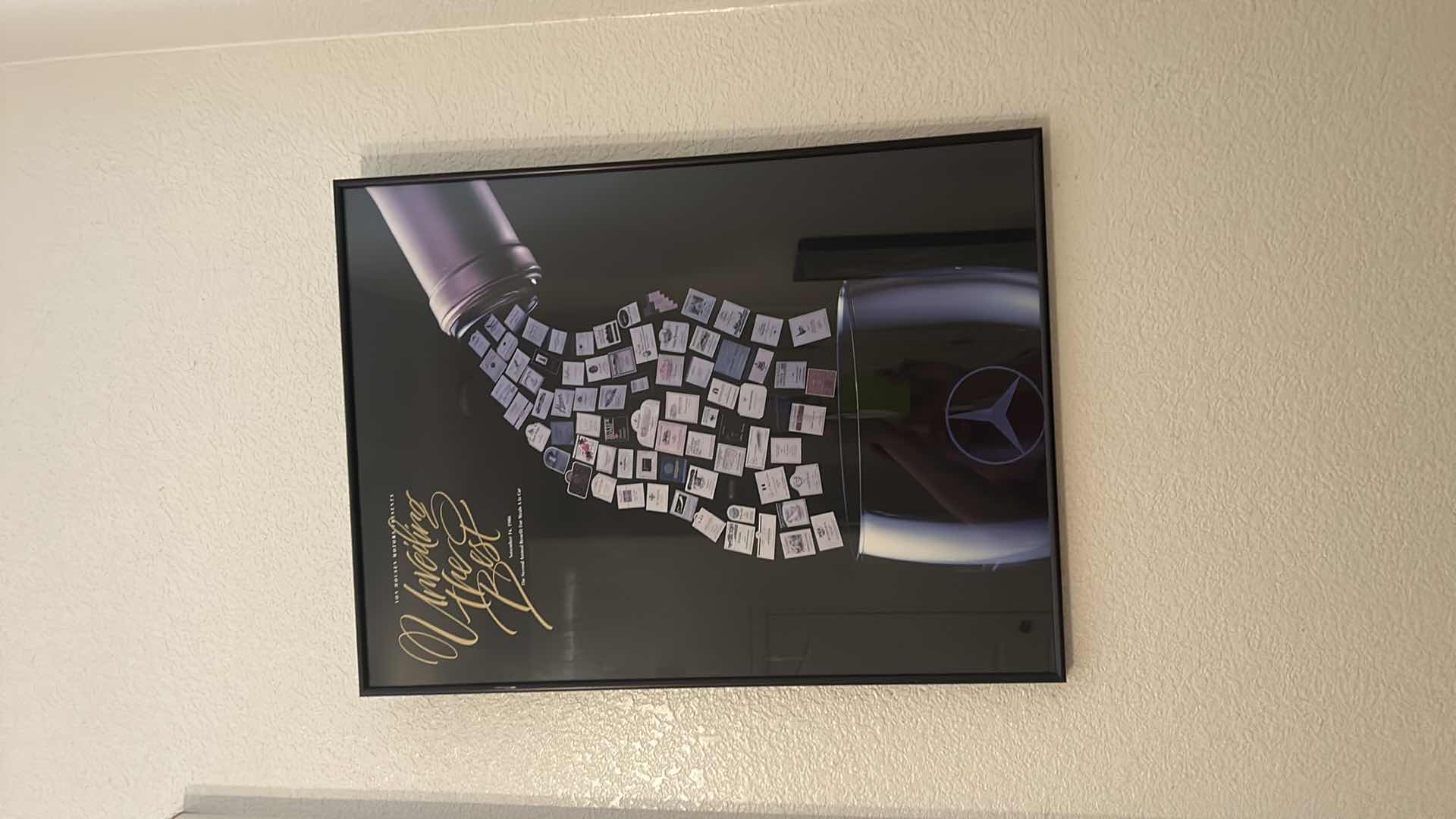 Photo 1 of FRAMED 'UNVEILING THE BEST" ARTWORK 18” x 24”