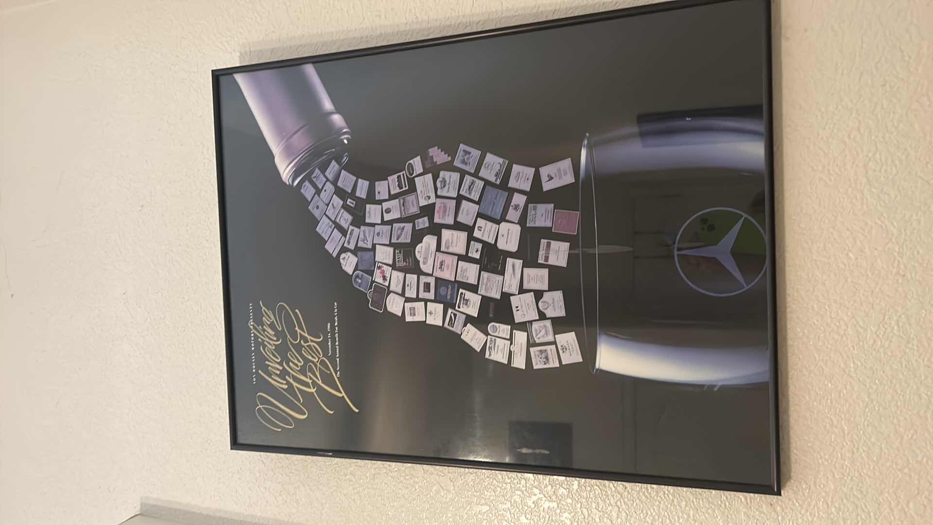 Photo 1 of FRAMED 'UNVEILING THE BEST" ARTWORK 18” x 24”