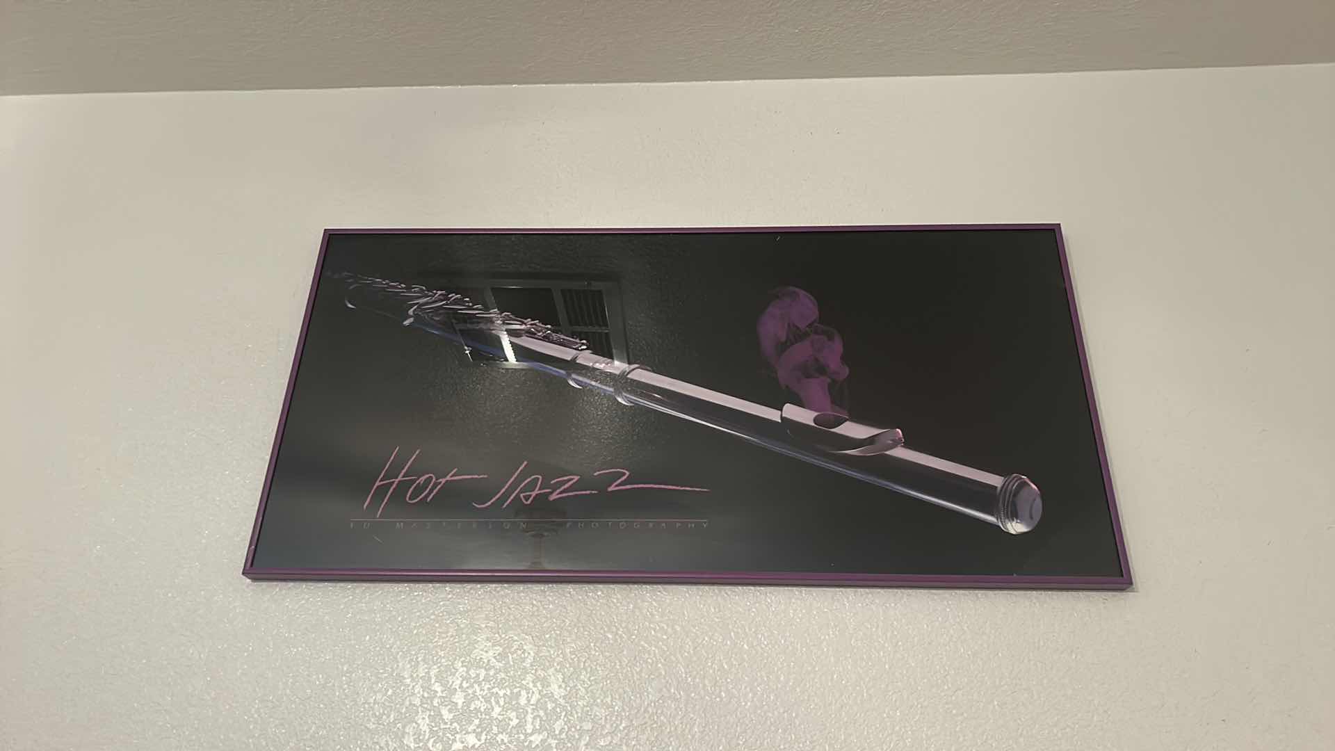 Photo 1 of FRAMED "HOT JAZZ" ARTWORK 34“ x 17“