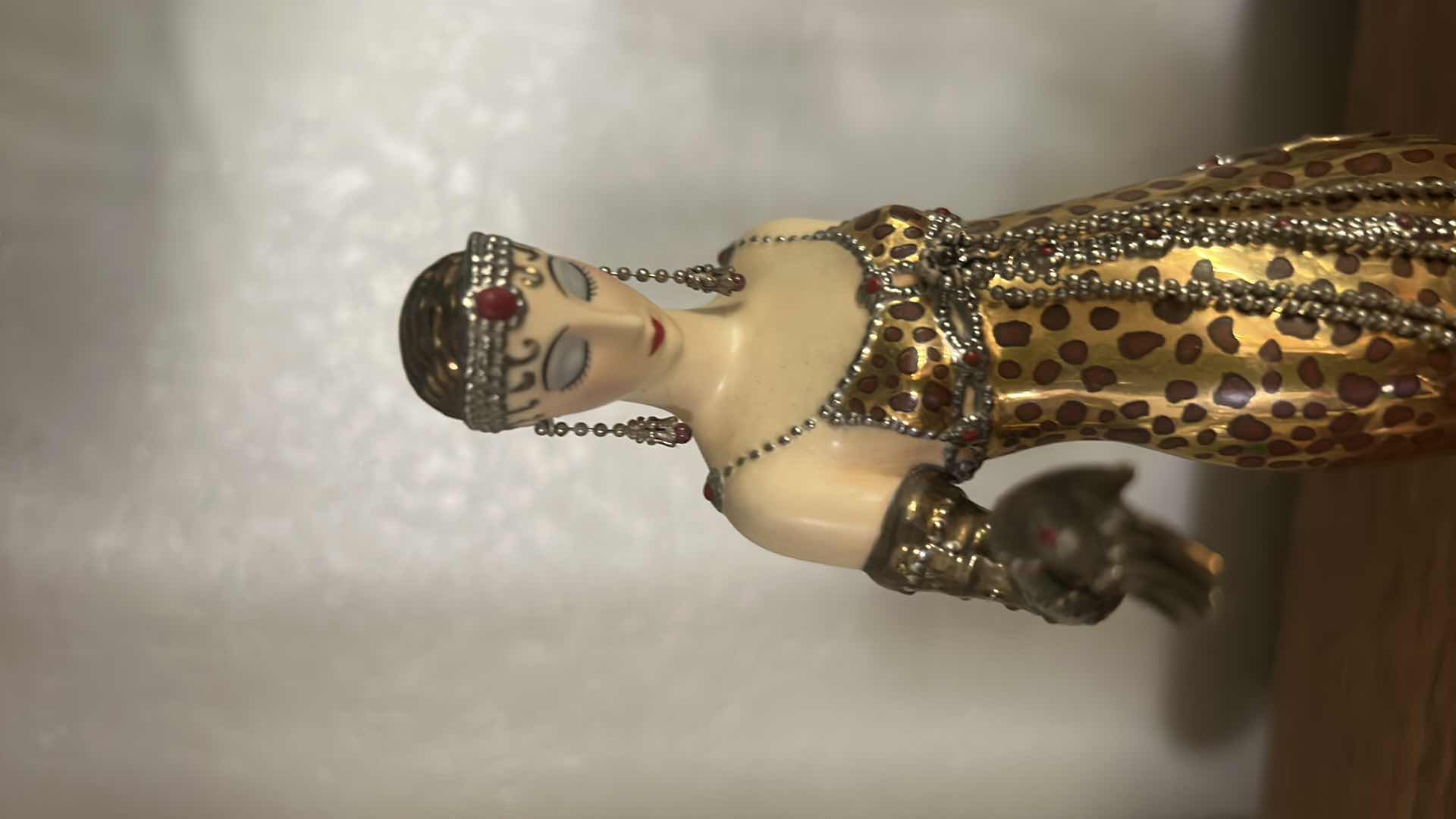 Photo 1 of ERTE NUMBERED LIMITED EDITION OCELOT BY FRANKLIN MINT H9”