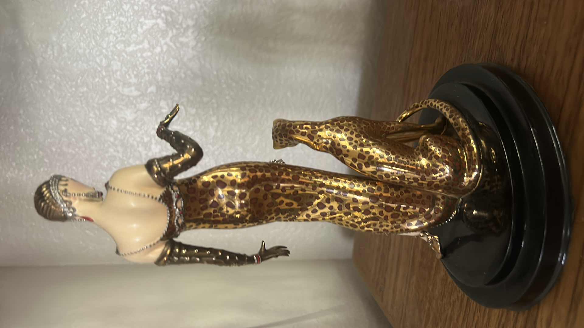 Photo 1 of ERTE NUMBERED LIMITED EDITION OCELOT BY FRANKLIN MINT H9”