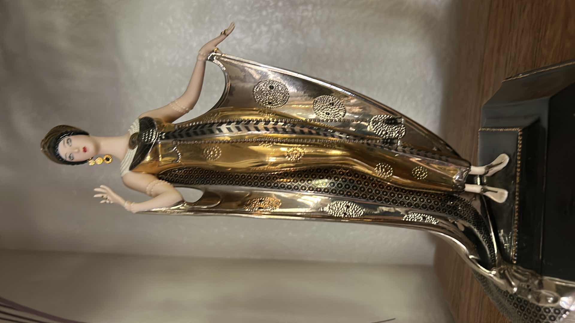 Photo 1 of ERTE NUMBERED LIMITED EDITION ISIS BY FRANKLIN MINT H11”