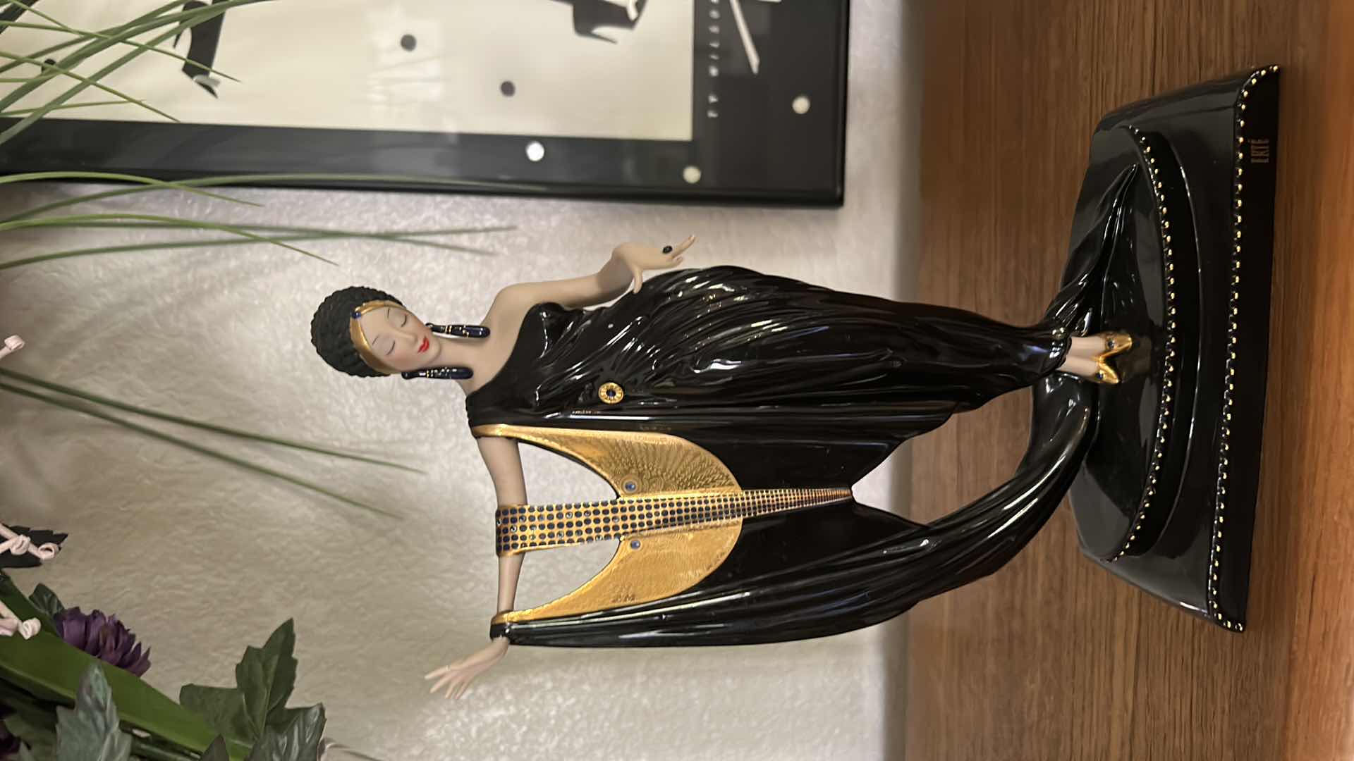 Photo 1 of ERTE NUMBERED LIMITED EDITION GLAMOUR BY FRANKLIN MINT H11”