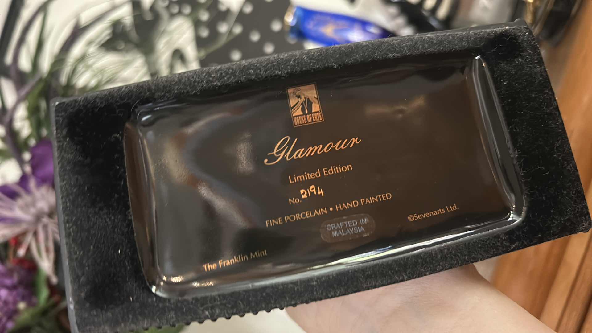 Photo 1 of ERTE NUMBERED LIMITED EDITION GLAMOUR BY FRANKLIN MINT H11”