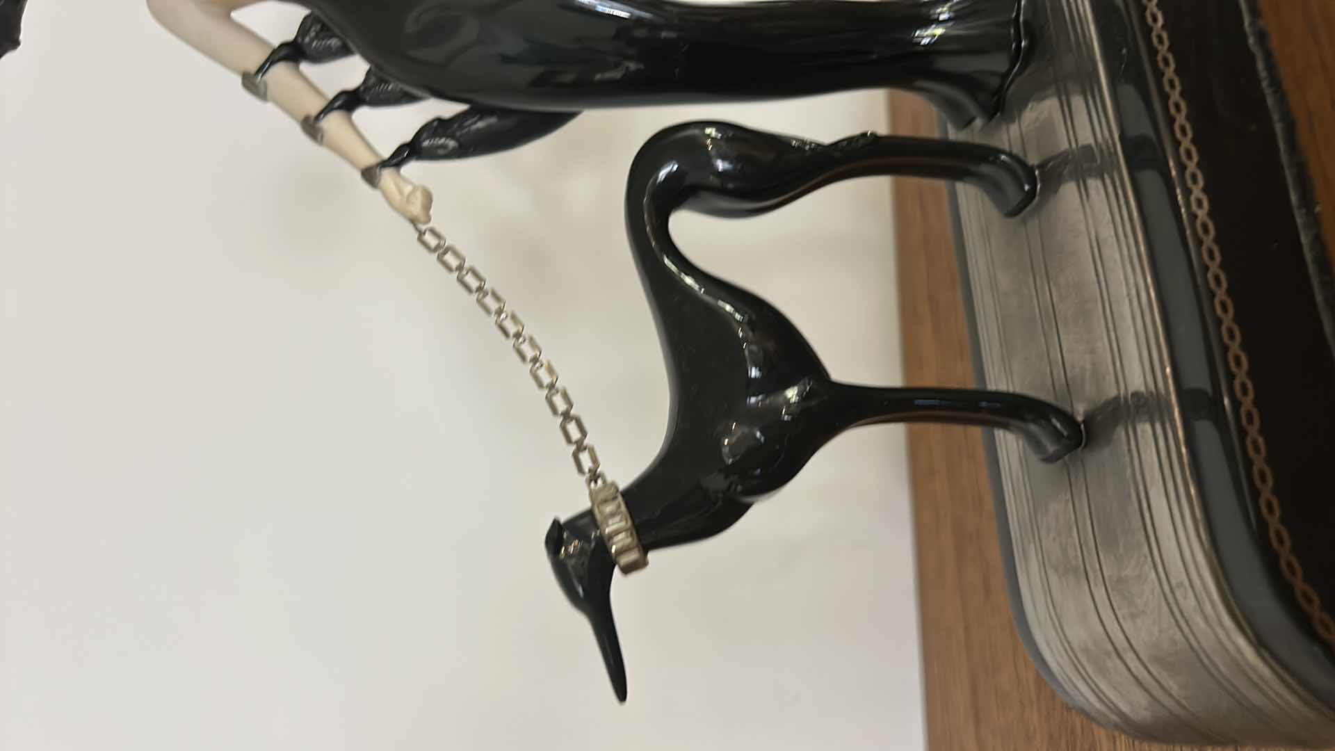 Photo 1 of ERTE NUMBERED LIMITED EDITION SYMPHONY IN BLACK BY FRANKLIN MINT H12”