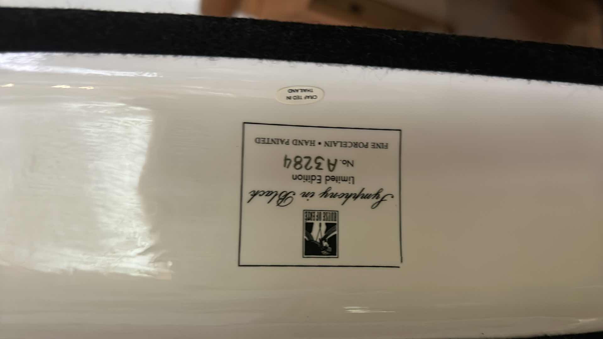 Photo 1 of ERTE NUMBERED LIMITED EDITION SYMPHONY IN BLACK BY FRANKLIN MINT H12”