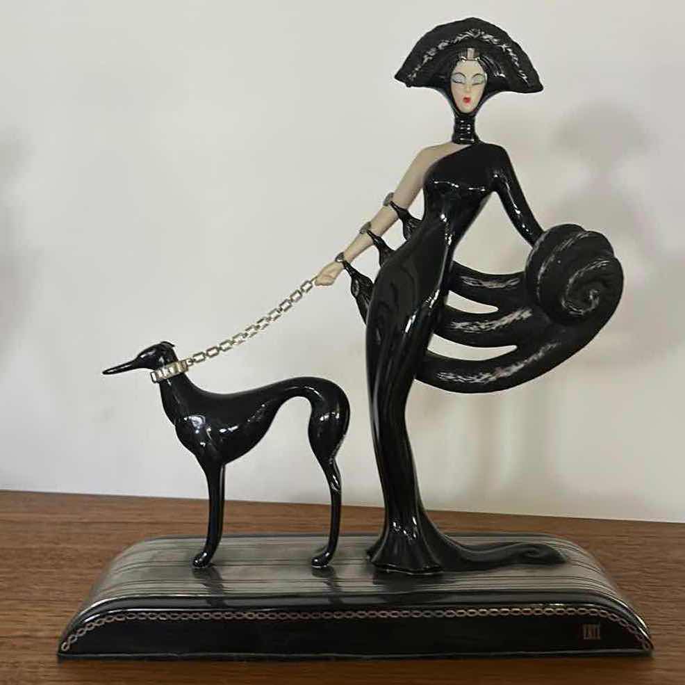 Photo 1 of ERTE NUMBERED LIMITED EDITION SYMPHONY IN BLACK BY FRANKLIN MINT H12”