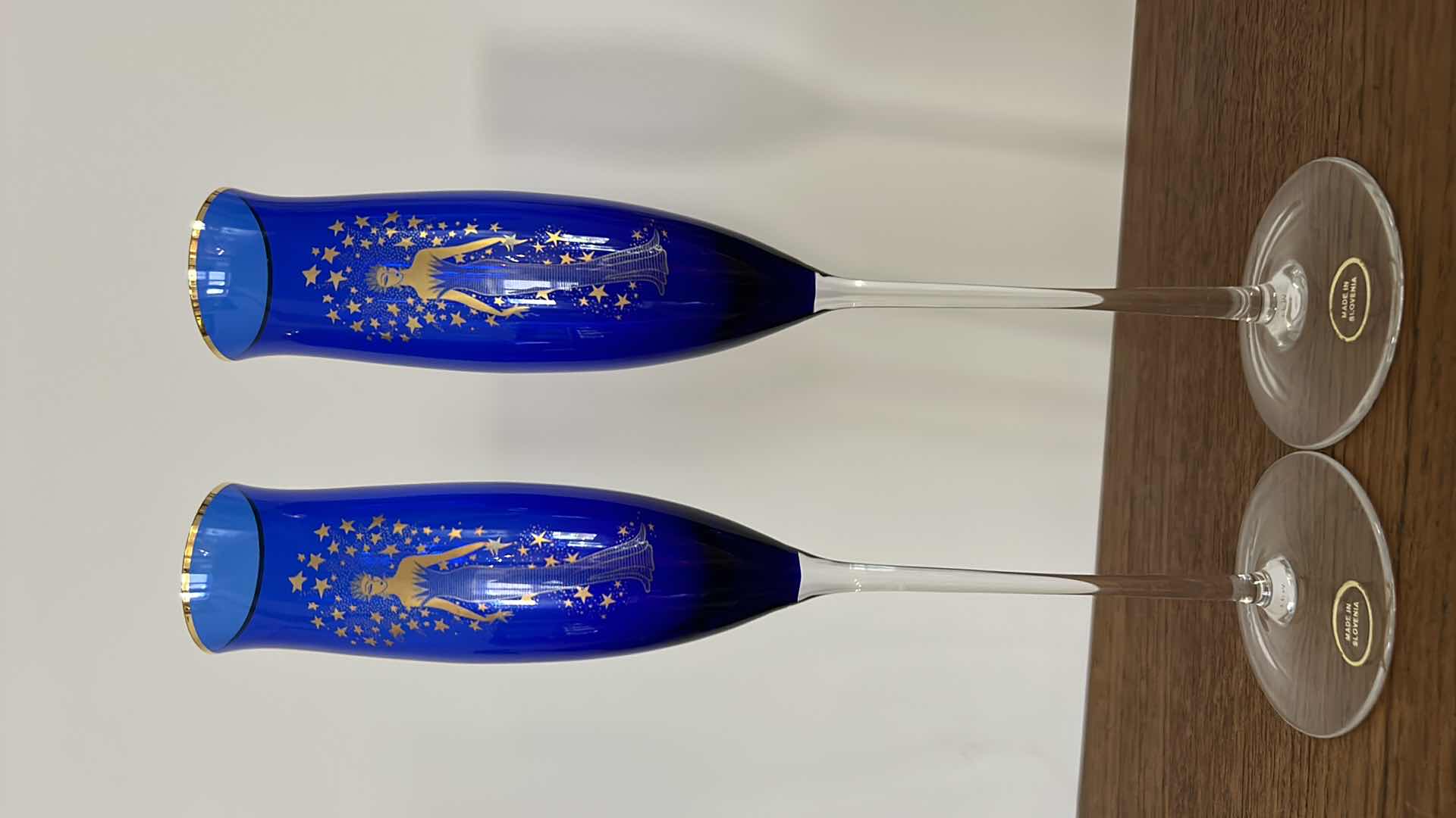 Photo 1 of 2 ERTE CHAMPAGNE FLUTES