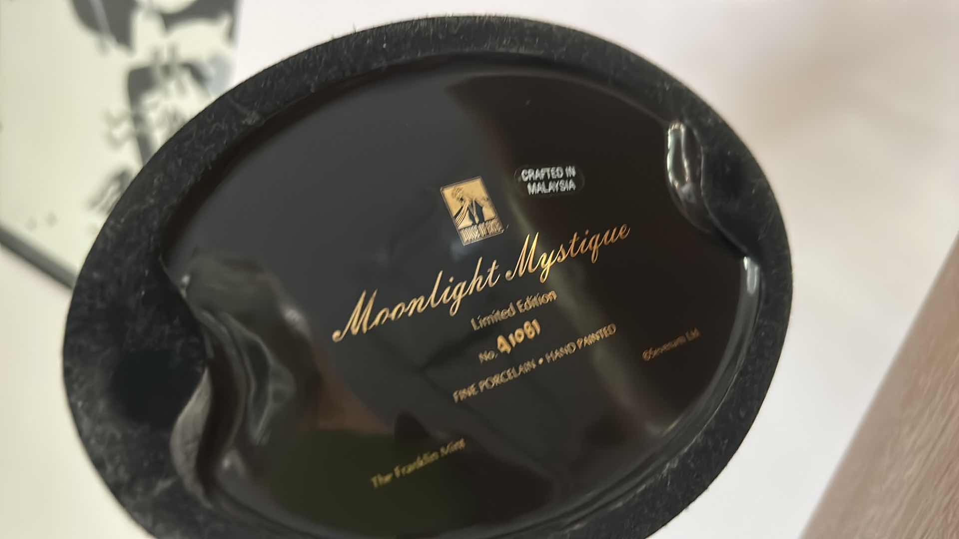Photo 1 of ERTE NUMBERED LIMITED EDITION MOONLIGHT MYSTIQUE BY FRANKLIN MINT H11”