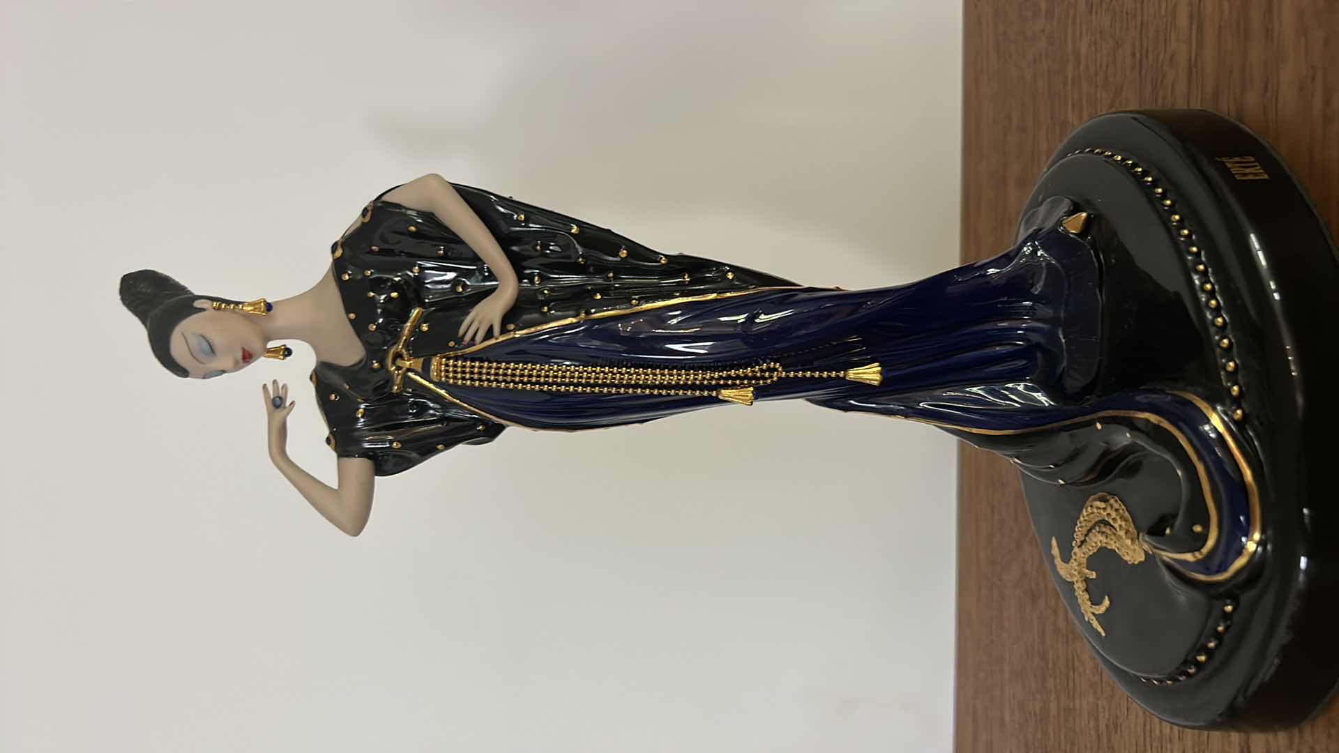 Photo 1 of ERTE NUMBERED LIMITED EDITION MOONLIGHT MYSTIQUE BY FRANKLIN MINT H11”