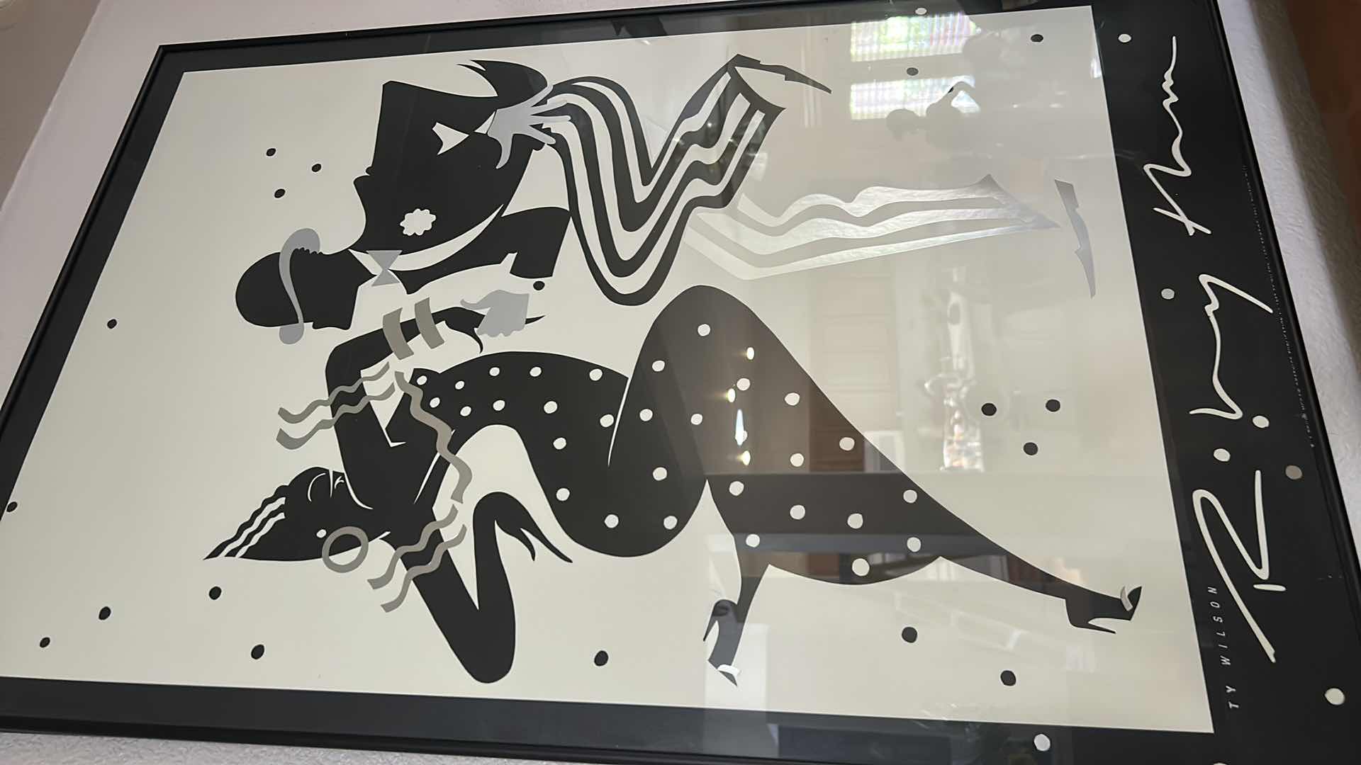 Photo 1 of FRAMED "DANCERS" BY TY WILSON ARTWORK  2’ x 3’