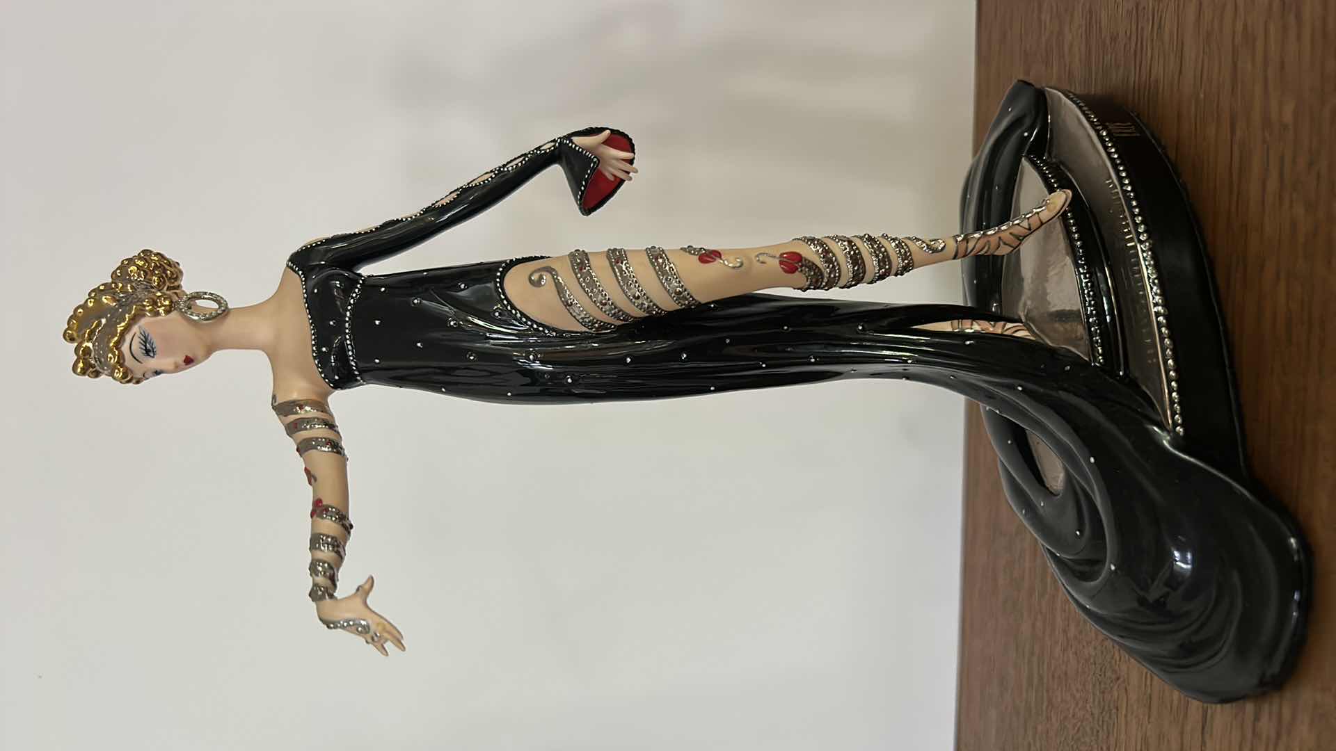 Photo 1 of ERTE NUMBERED LIMITED EDITION PEARLS AND RUBIES BY FRANKLIN MINT H11”