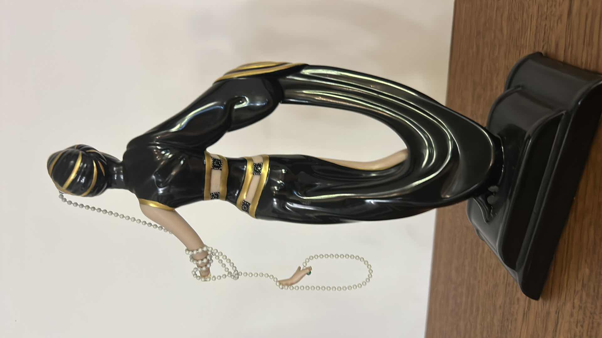 Photo 1 of ERTE NUMBERED LIMITED EDITION PEARLS AND EMERALDS BY FRANKLIN MINT H11”