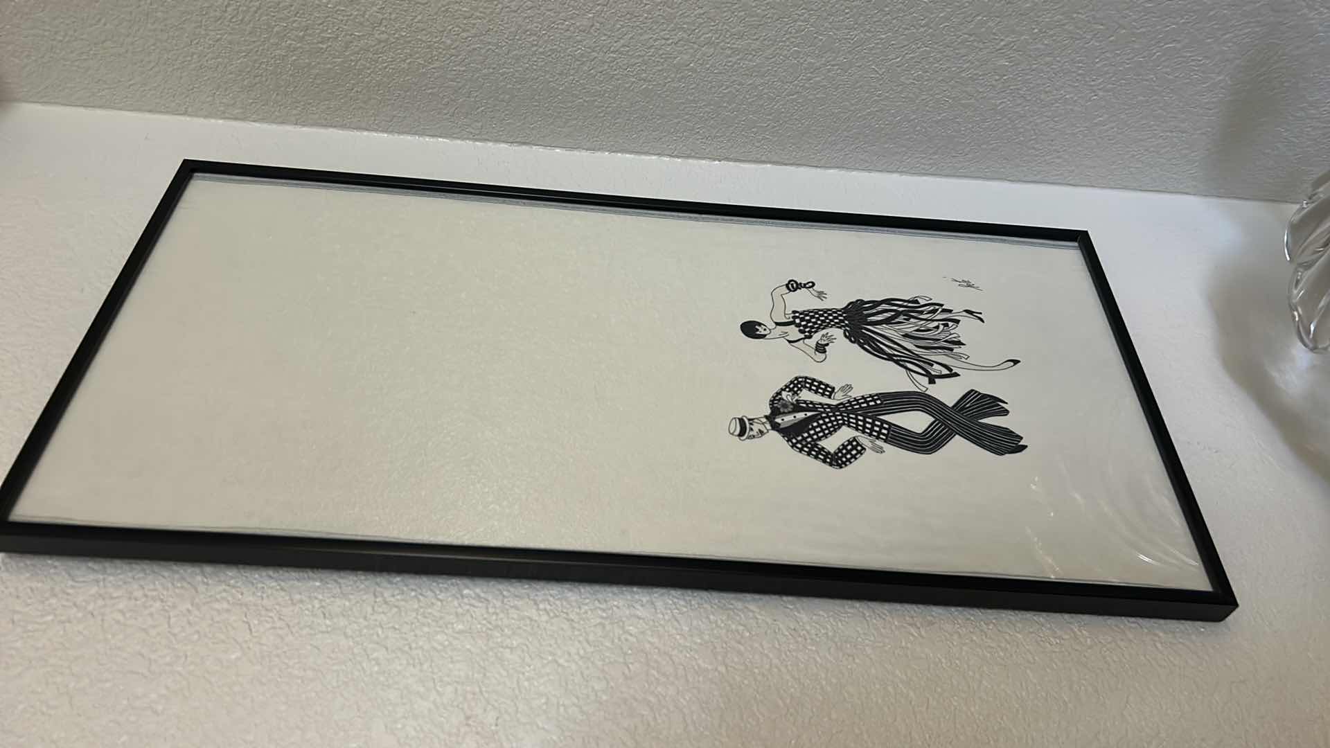 Photo 1 of FRAMED "DANCERS" SIGNED ERTE ARTWORK 12” x 26”