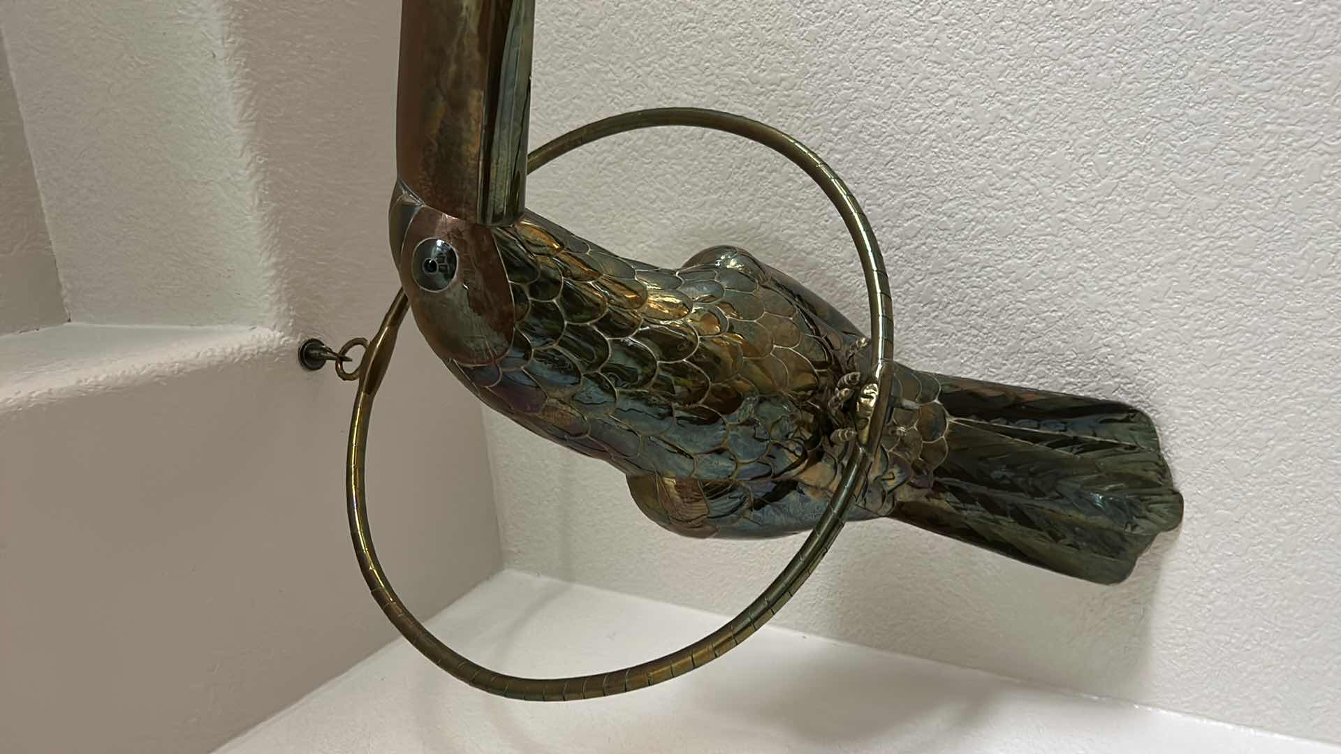 Photo 1 of 2 HANGING BIRDS, TOUCAN AND PARROT  26” & 11”