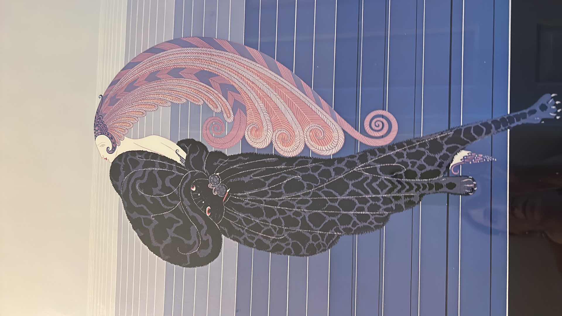 Photo 1 of FRAMED ERTE 1892-1990 ARTWORK 31” x 40”