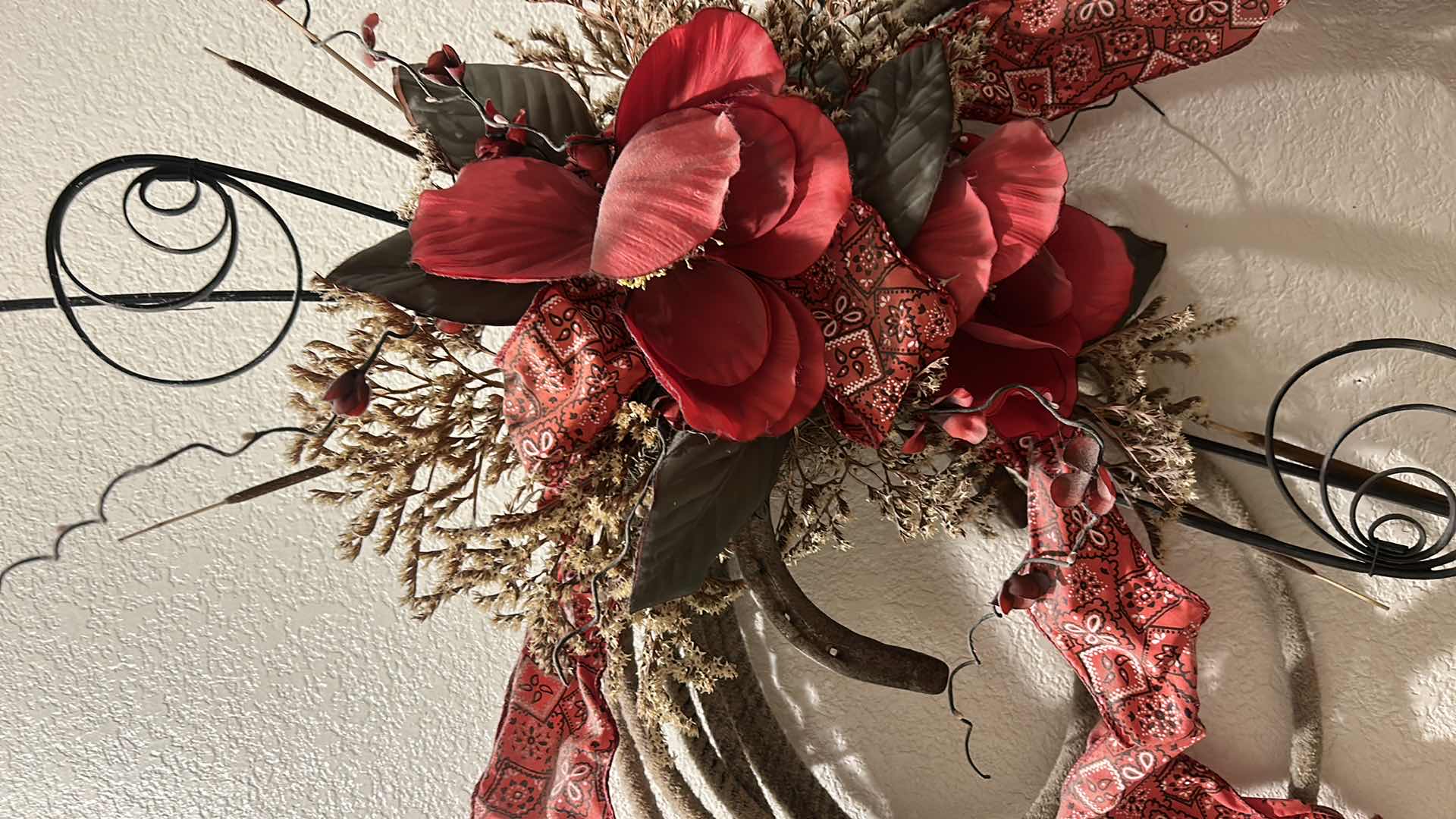 Photo 1 of BARBWIRE AND LASSO WREATH 36” x 28”