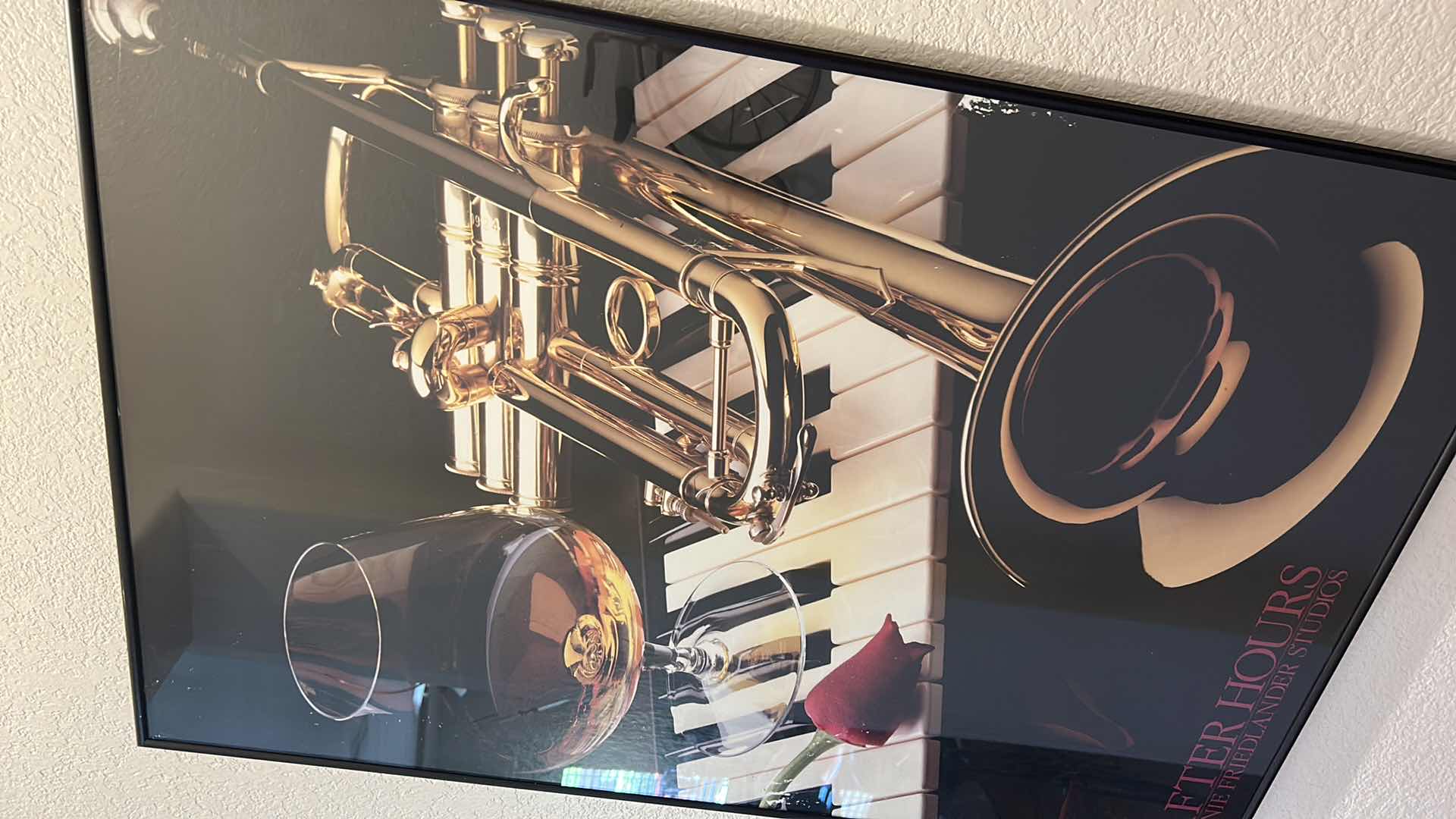 Photo 1 of FRAMED “AFTER HOURS” ERNIE FRIEDLANDER STUDIOS ARTWORK 24” x 36”