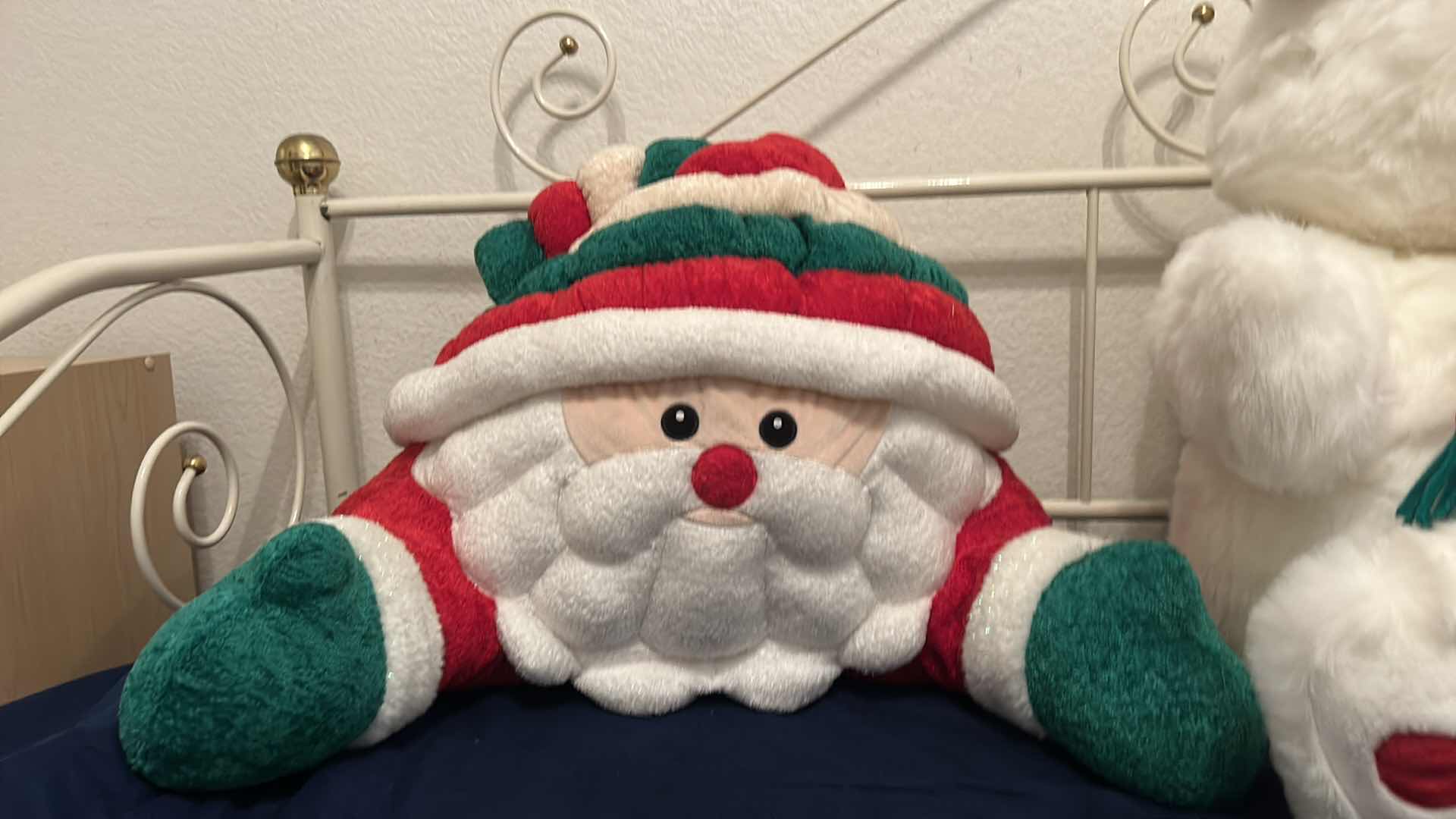 Photo 1 of LARGE PLUSH CHRISTMAS BEAR AND SANTA (BEAR 20” x 30”)