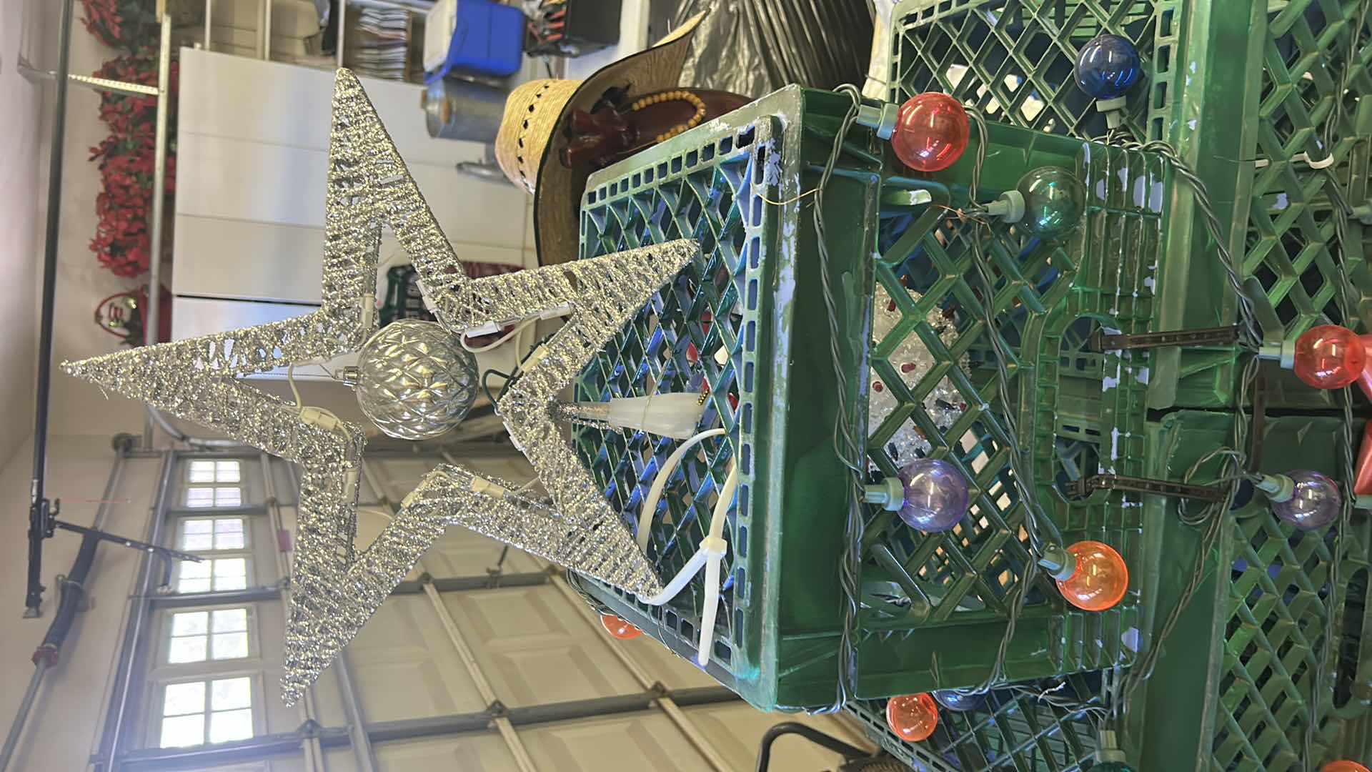 Photo 1 of LIGHTED CRATE CHRISTMAS TREE 64” x 81”