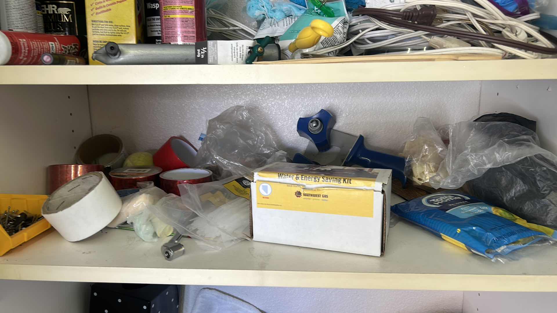 Photo 1 of CONTENTS OF CABINET IN GARAGE