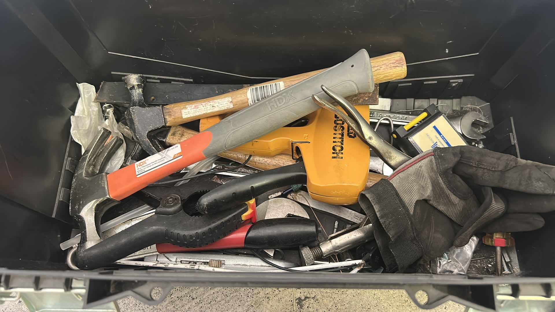 Photo 1 of CONTENTS OF CABINET IN GARAGE