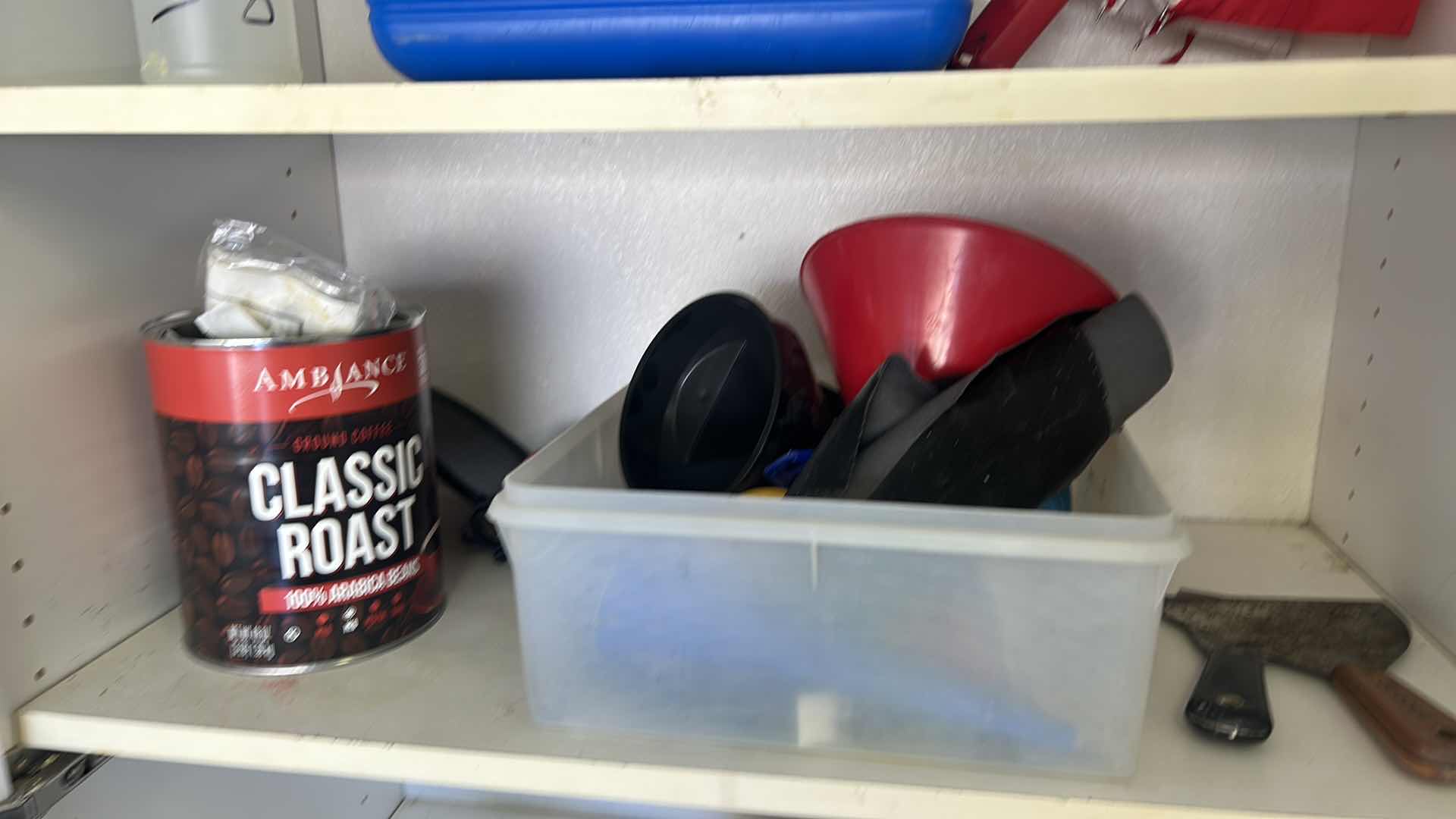 Photo 1 of CONTENTS OF CABINET IN GARAGE