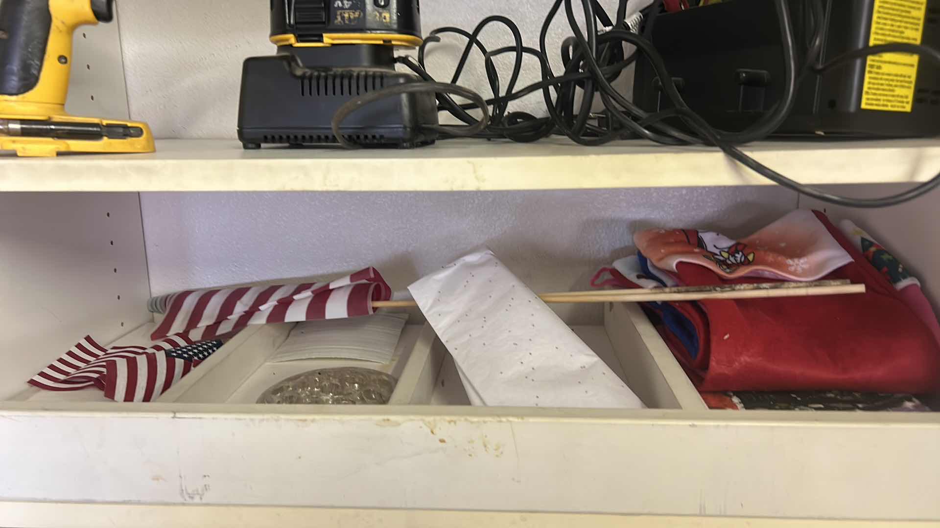 Photo 1 of CONTENTS OF CABINET IN GARAGE