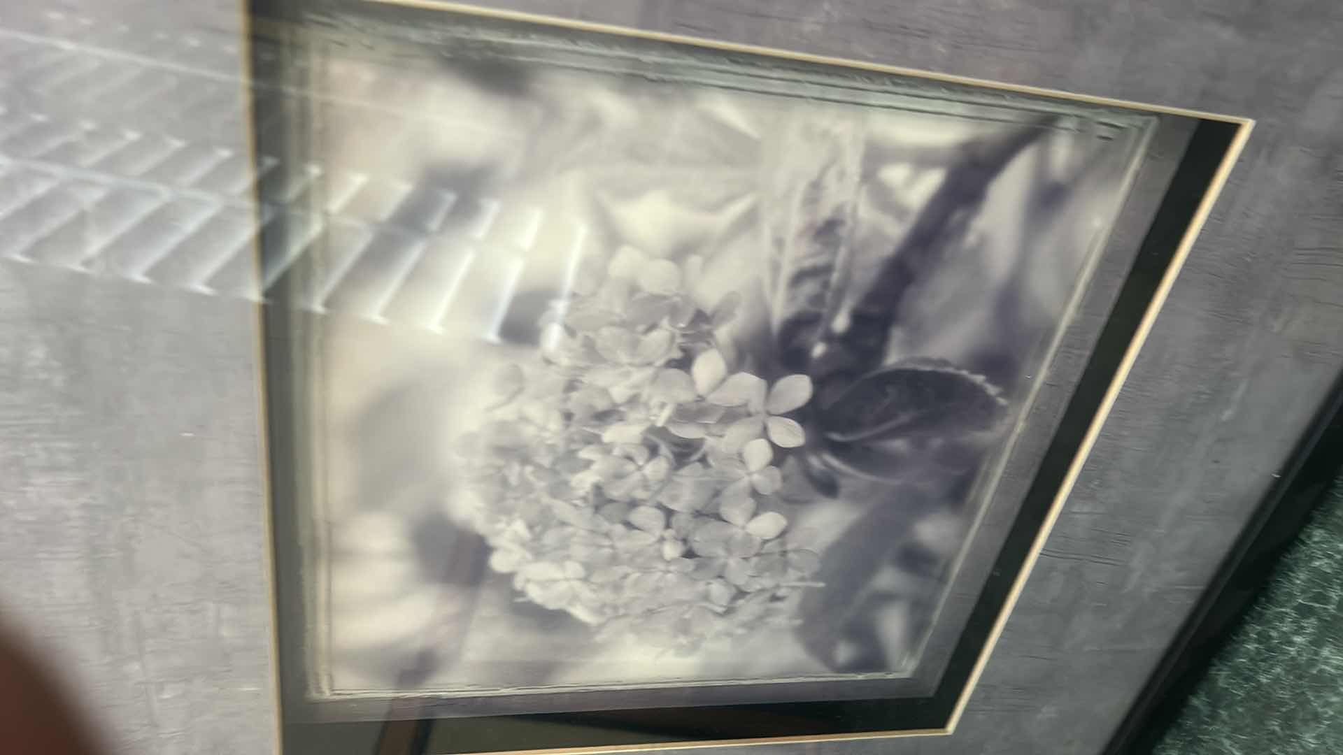Photo 1 of 3 FRAMED SHADOW BOX “FLORAL” ARTWORK 17“ x 17“