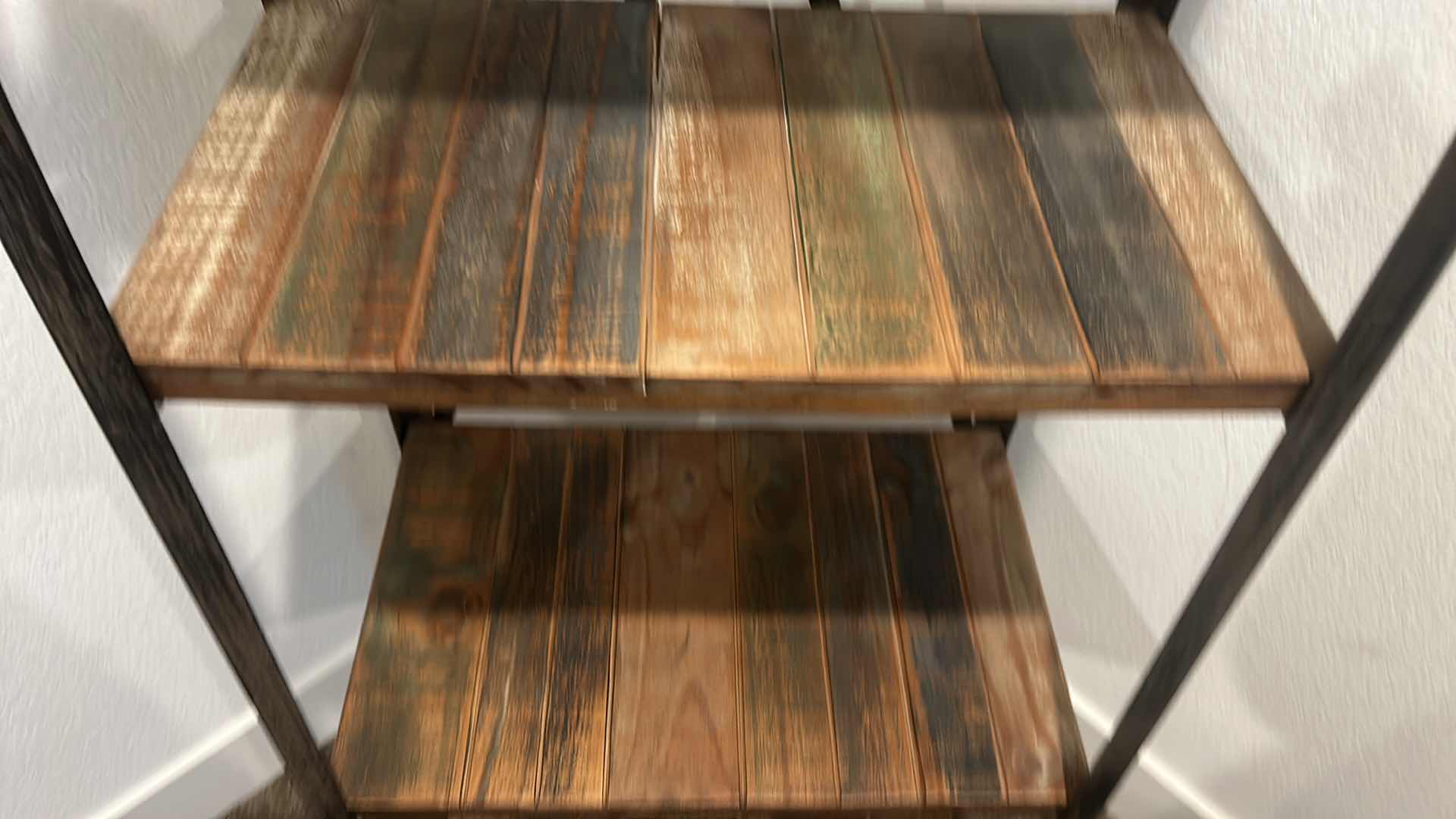 Photo 1 of WOOD AND METAL ETAGERE 22 x 15 1/2“ x 6‘
