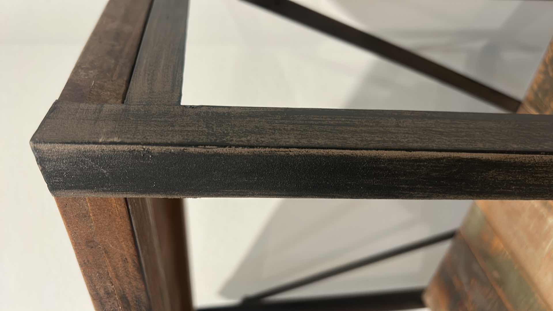 Photo 1 of WOOD AND METAL ETAGERE 22 x 15 1/2“ x 6‘