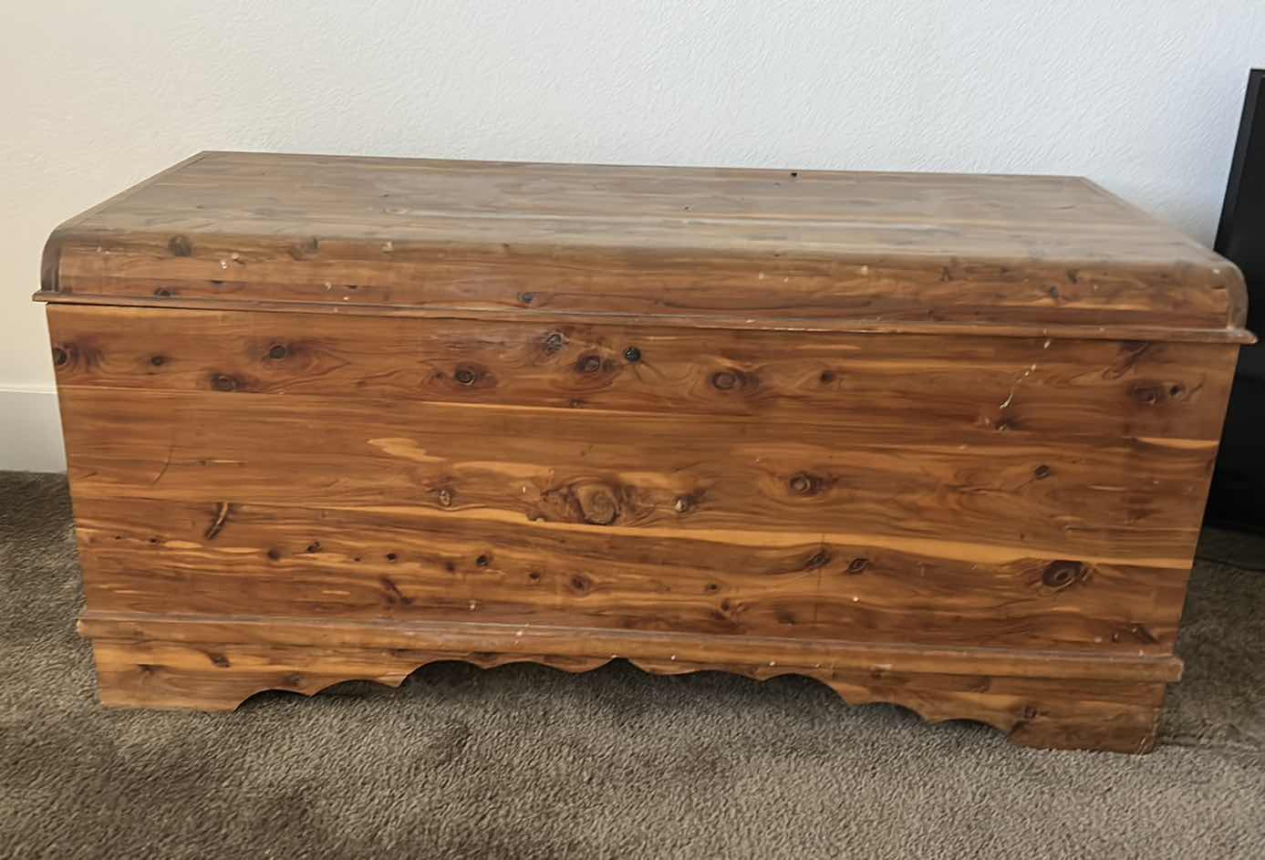 Photo 1 of VINTAGE CEDAR LINED WOOD HOPE CHEST 46” x 20” x 22”