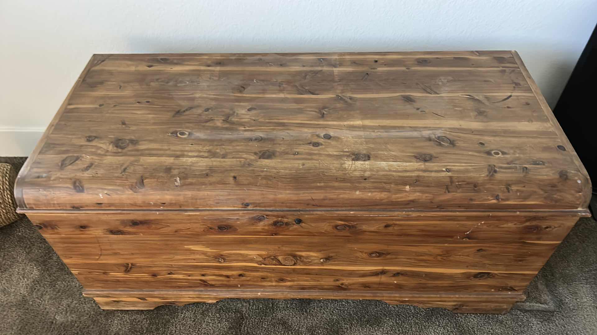 Photo 1 of VINTAGE CEDAR LINED WOOD HOPE CHEST 46” x 20” x 22”