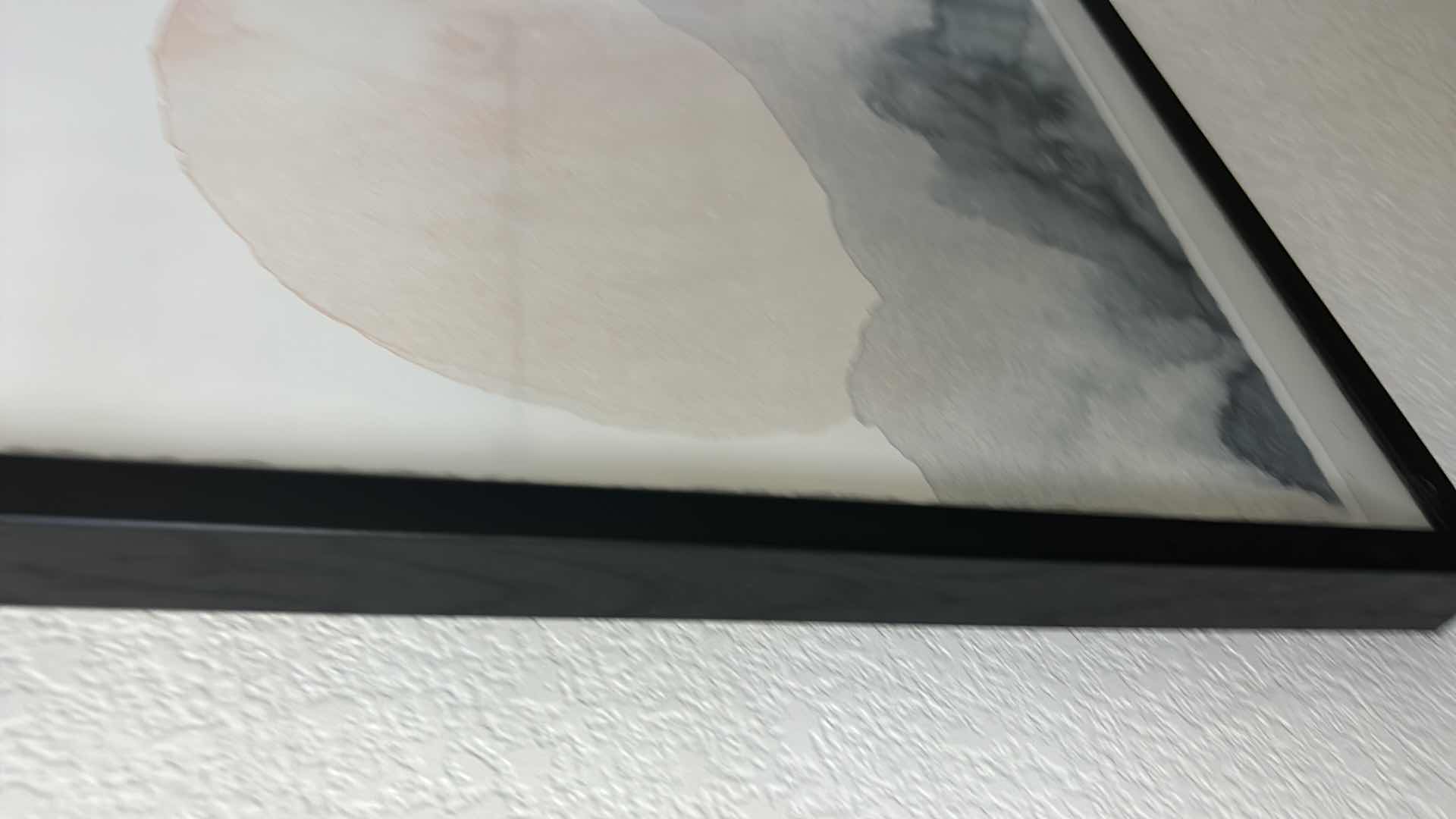 Photo 1 of FRAMED “SUN RISING” WATERCOLOR, SHADOW BOX ARTWORK 16” x 24”