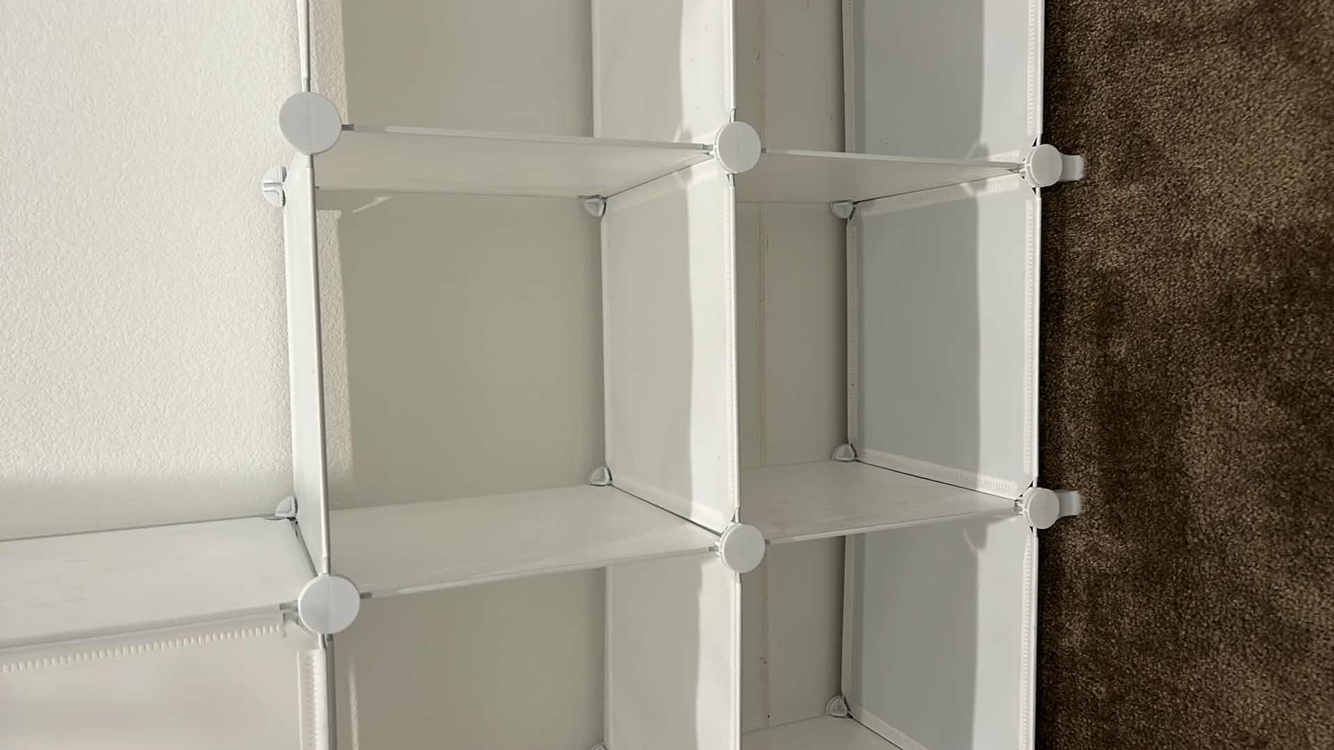 Photo 1 of 12” x 12” STORAGE CUBES AND HANGERS