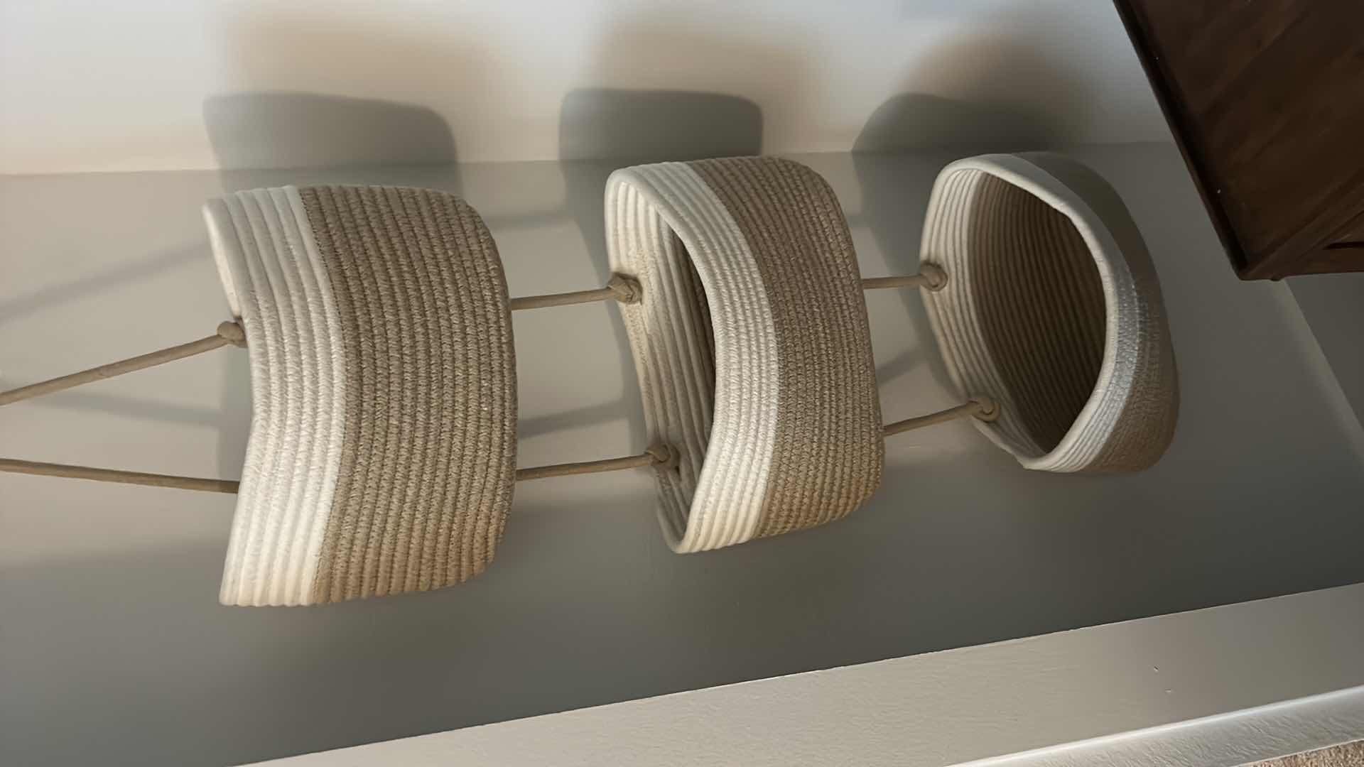 Photo 1 of HANGING STORAGE BASKETS 13” x 4’