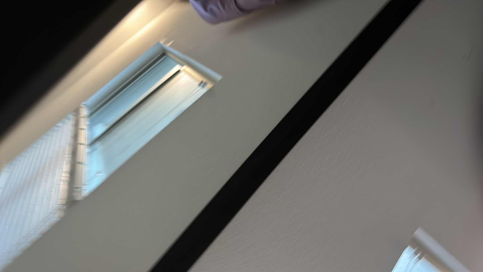 Photo 1 of BLACK FRAMED MIRROR 26” x 5’