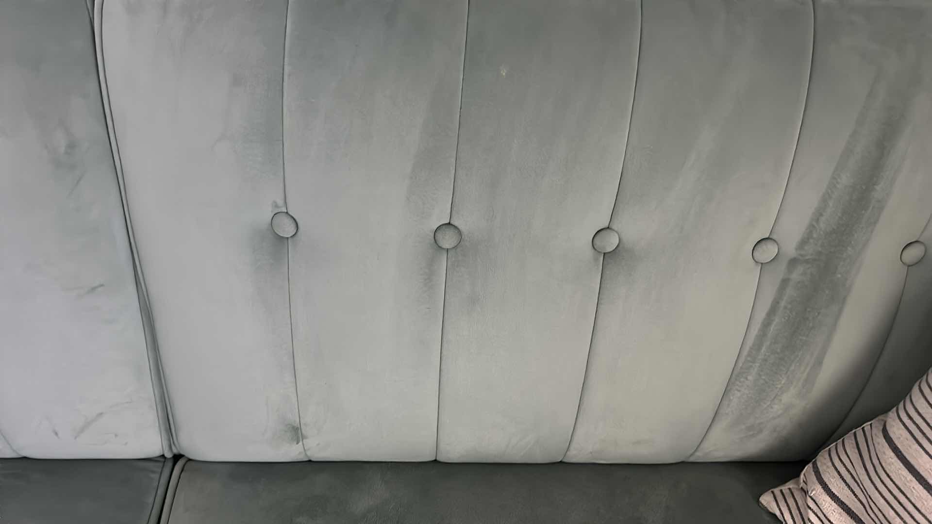 Photo 1 of SOFT VELVETY SOFA / FUTON 3’ x 85” x 32”AND FUTON 45” x 6’