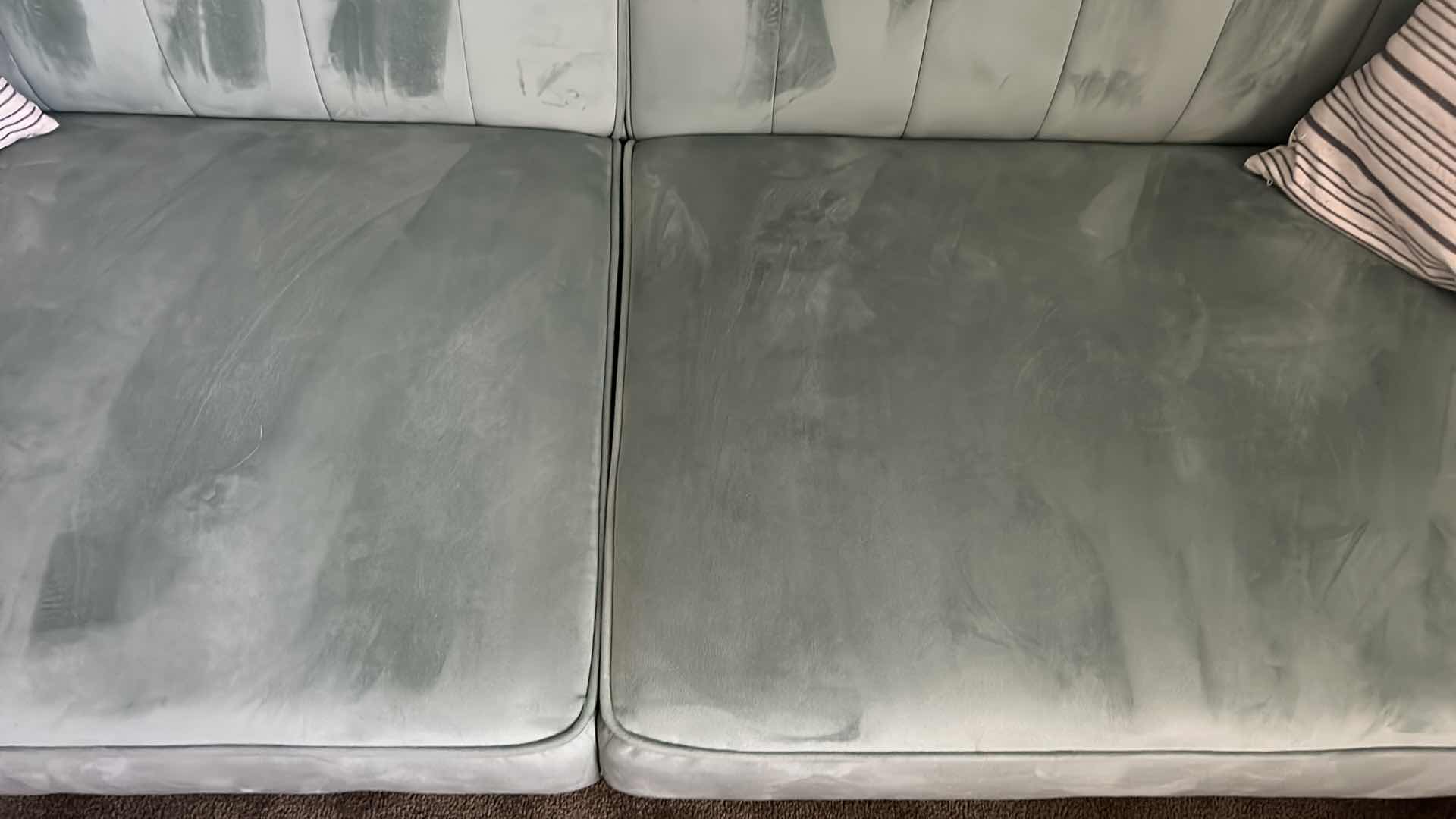 Photo 1 of SOFT VELVETY SOFA / FUTON 3’ x 85” x 32”AND FUTON 45” x 6’