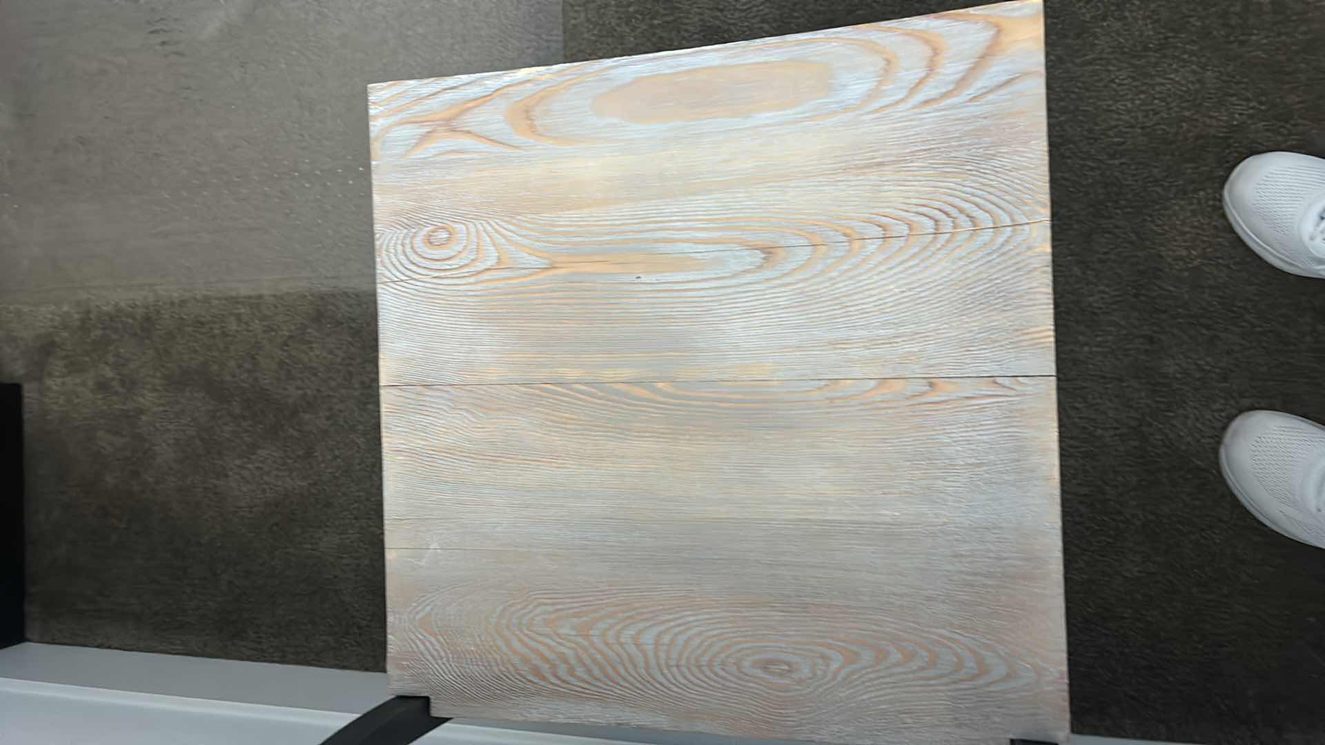 Photo 1 of METAL AND WOOD CHAIR 17 1/2” x 22” x 35 1/2”