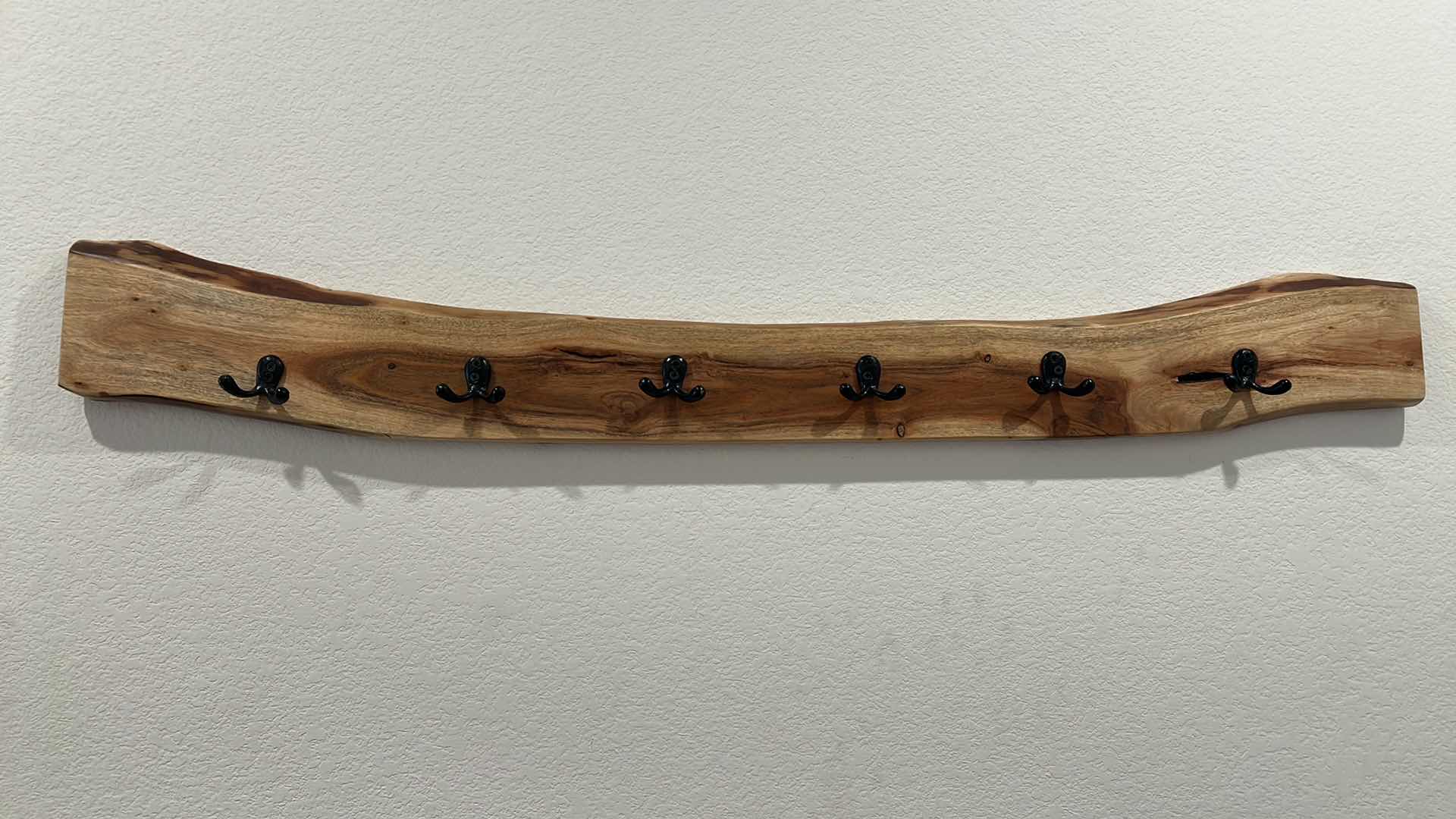 Photo 1 of HOME DECOR-4FT LONG NATURAL WOOD COAT RACK.