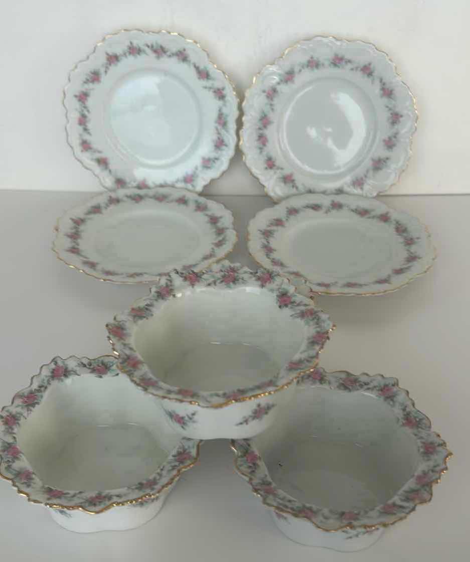 Photo 1 of DAINTY PORCELAIN PLATES 5” AND BOWLS