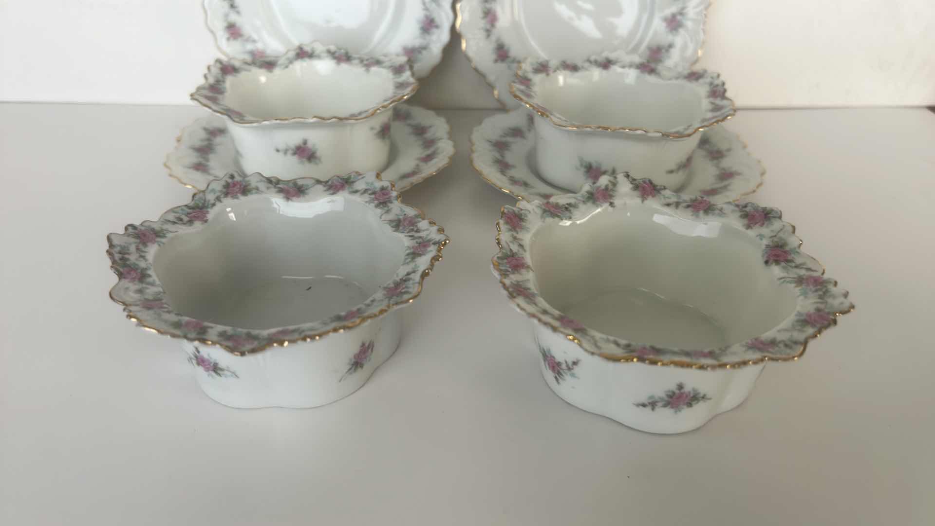 Photo 1 of DAINTY PORCELAIN PLATES 5” AND BOWLS