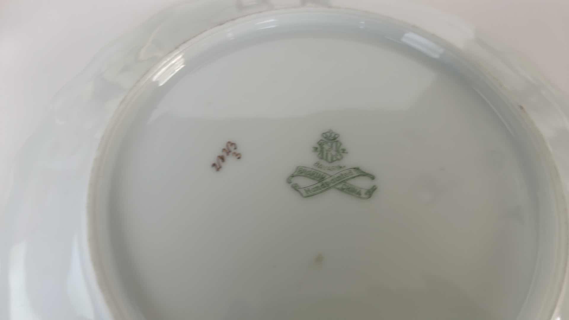 Photo 6 of 3 HAND PAINTED PORCELAIN PLATES 9” & 10”